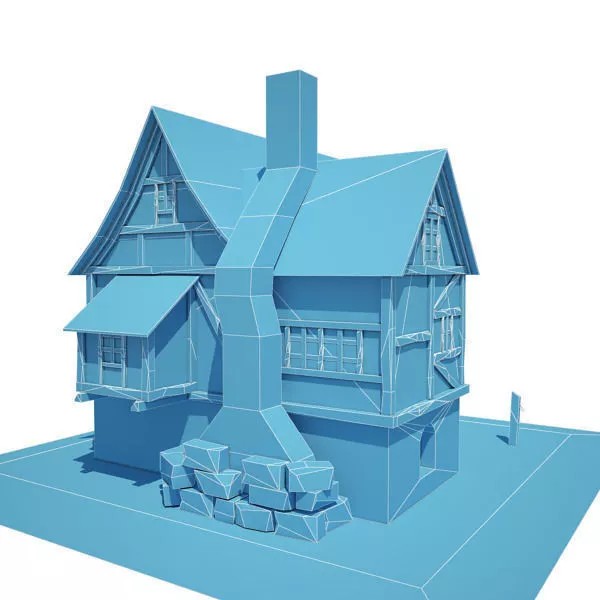 Medieval Buildings 3D Model Pack – Low Poly Game-Ready Assets, FBX - View 8