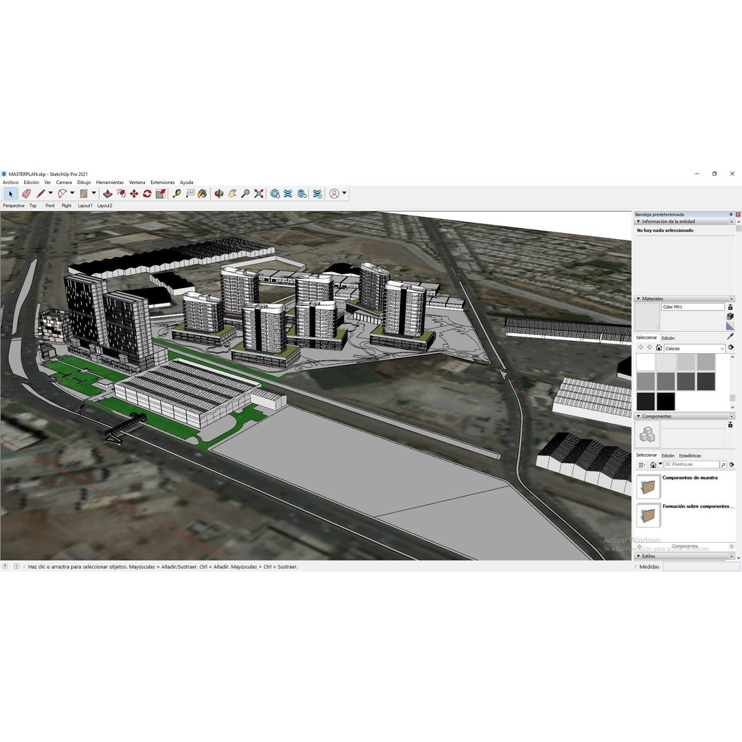 Cityscape 3D Model – Modern Urban Design with PBR Textures - View 17