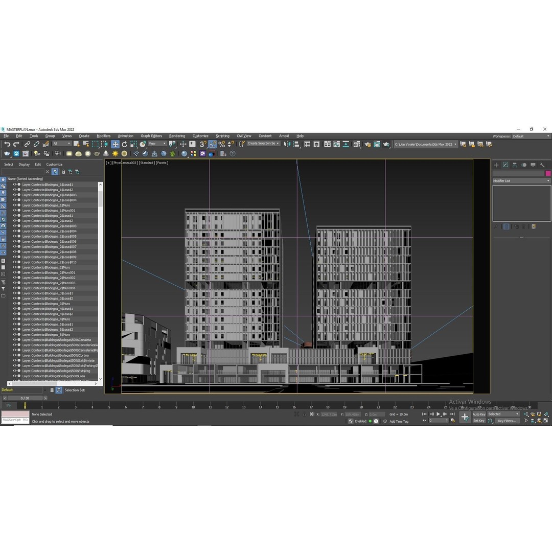 Cityscape 3D Model – Modern Urban Design with PBR Textures - View 19