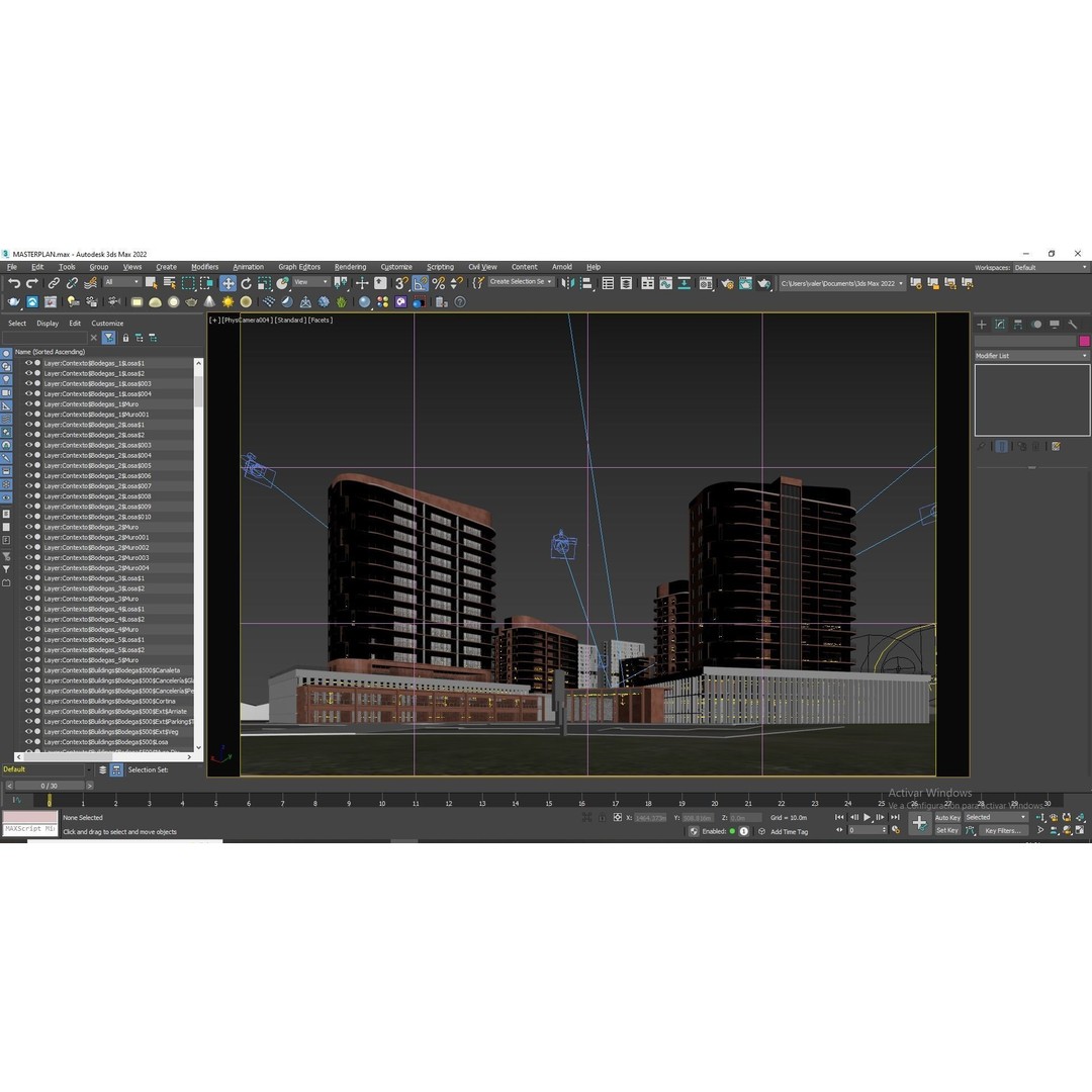Cityscape 3D Model – Modern Urban Design with PBR Textures - View 20
