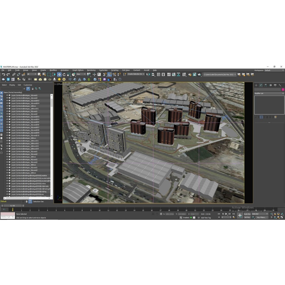 Cityscape 3D Model – Modern Urban Design with PBR Textures - View 21