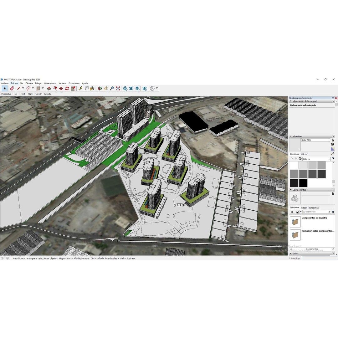 Cityscape 3D Model – Modern Urban Design with PBR Textures - View 28