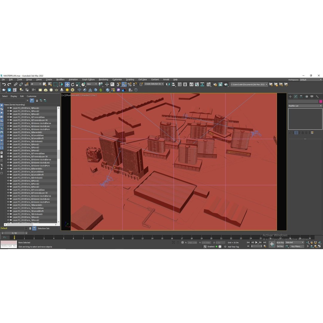 Cityscape 3D Model – Modern Urban Design with PBR Textures - View 29