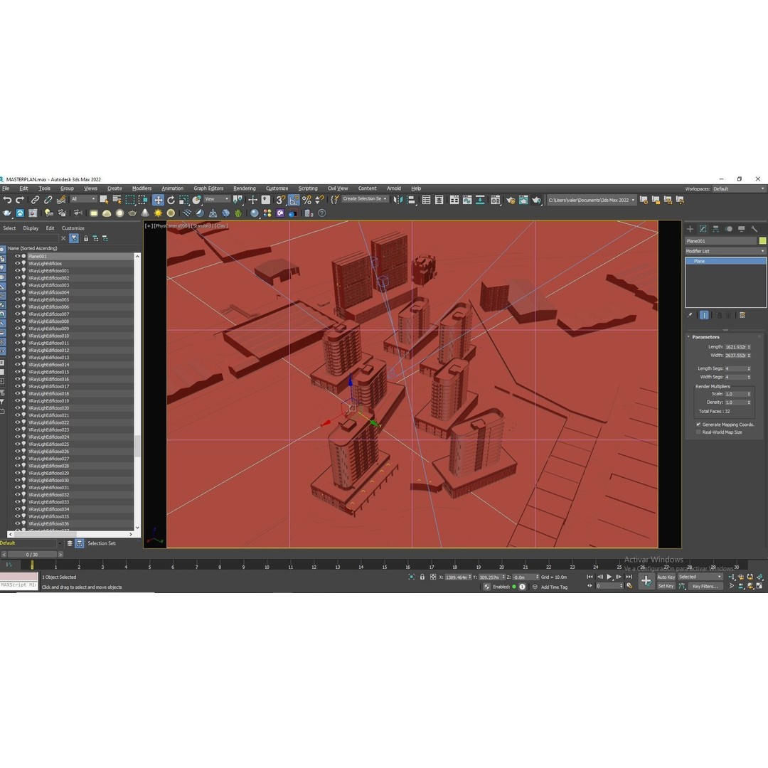 Cityscape 3D Model – Modern Urban Design with PBR Textures - View 30