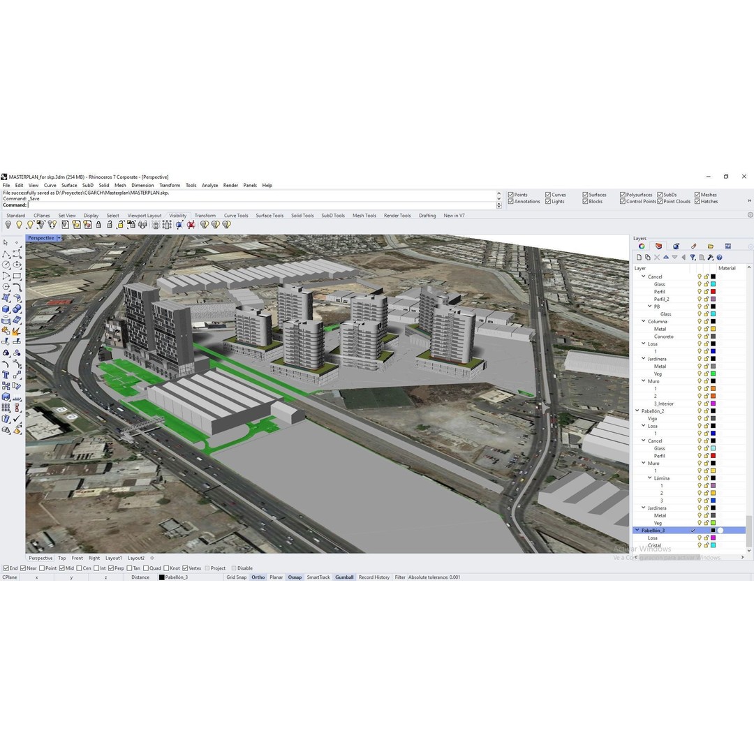 Cityscape 3D Model – Modern Urban Design with PBR Textures - View 32