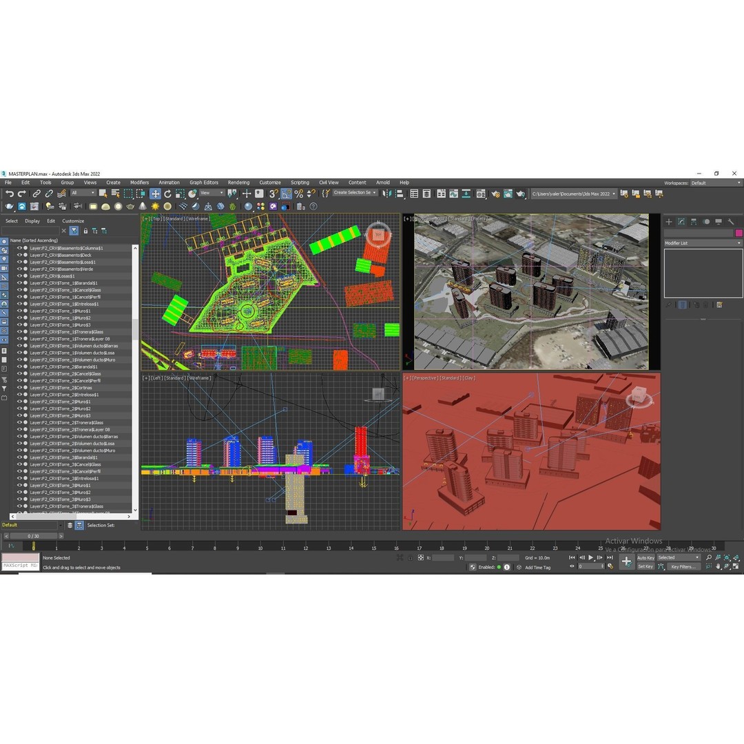 Cityscape 3D Model – Modern Urban Design with PBR Textures - View 35