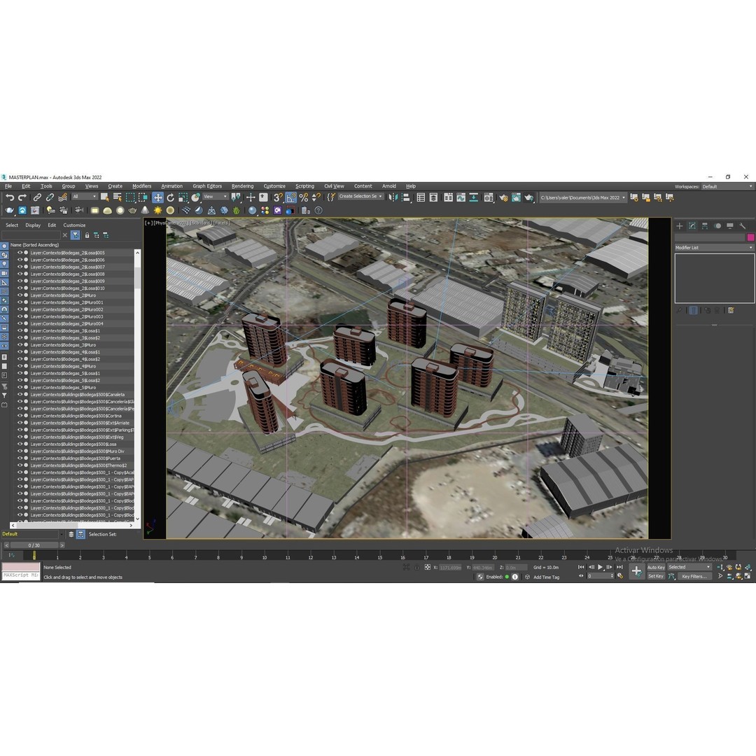 Cityscape 3D Model – Modern Urban Design with PBR Textures - View 37