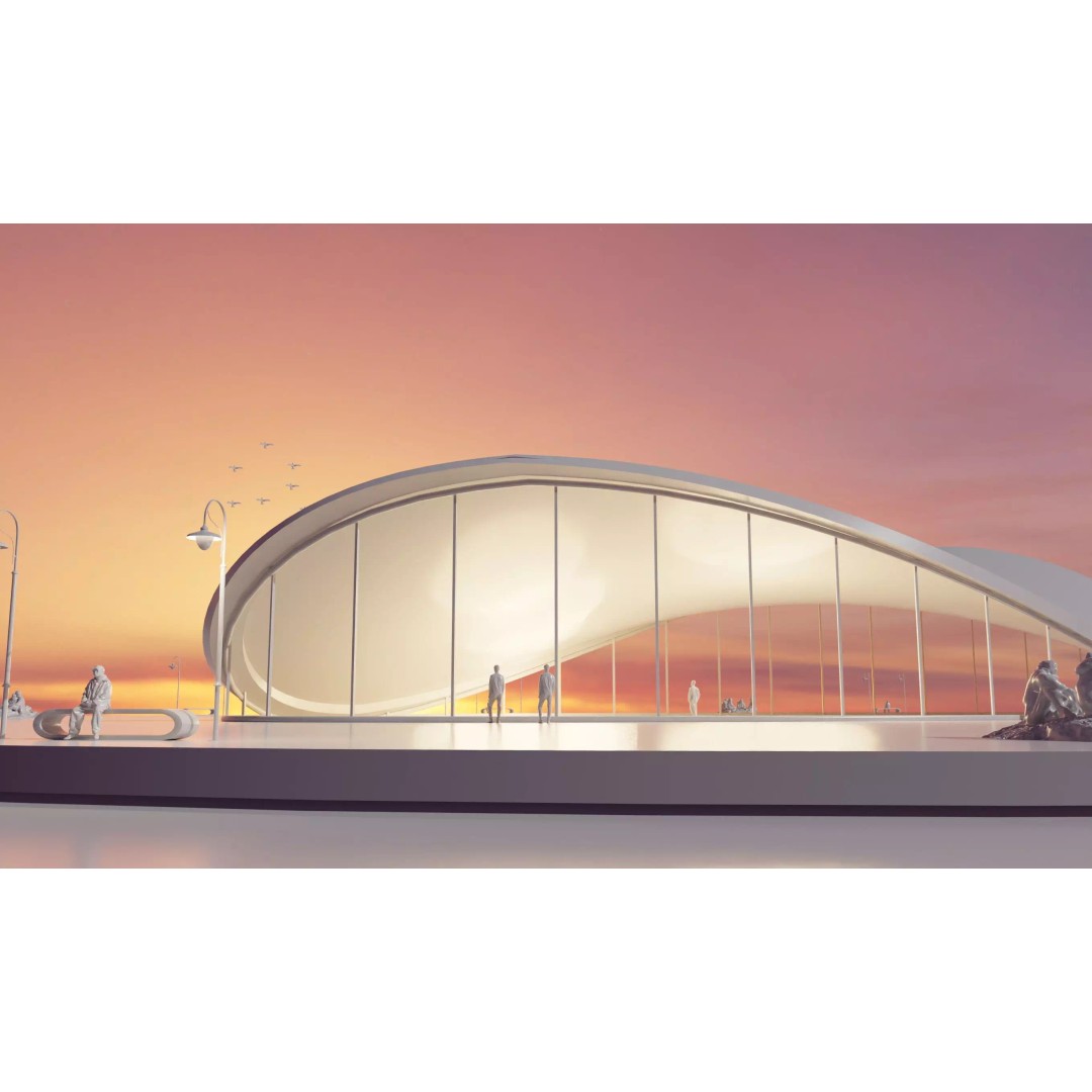 Beach Suite 3D Model – Futuristic Seaside Pavilion, Blender Ready - View 12