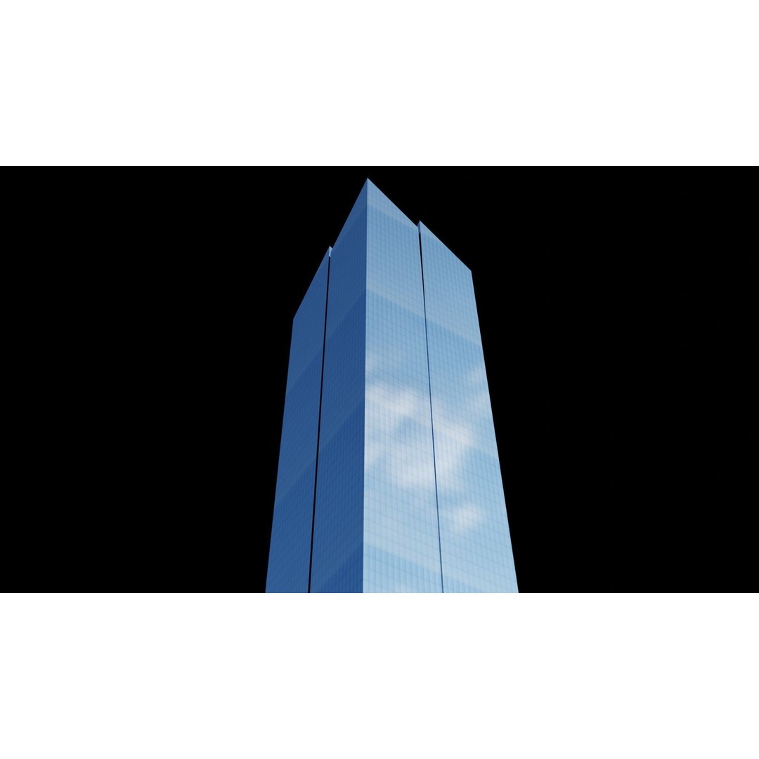 World Trade Center Towers 3D Model – Low Poly Blender Asset - View 12