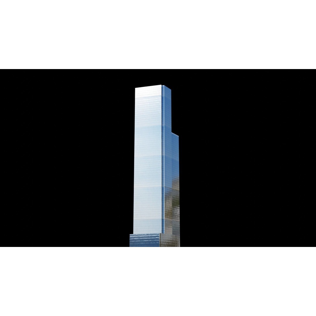 World Trade Center Towers 3D Model – Low Poly Blender Asset - View 18