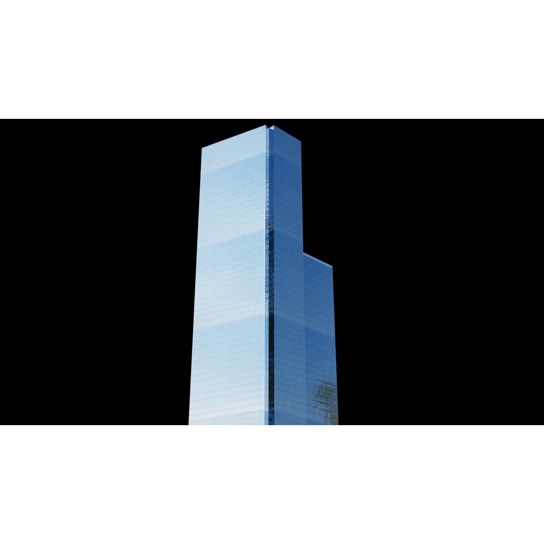 World Trade Center Towers 3D Model – Low Poly Blender Asset - View 19