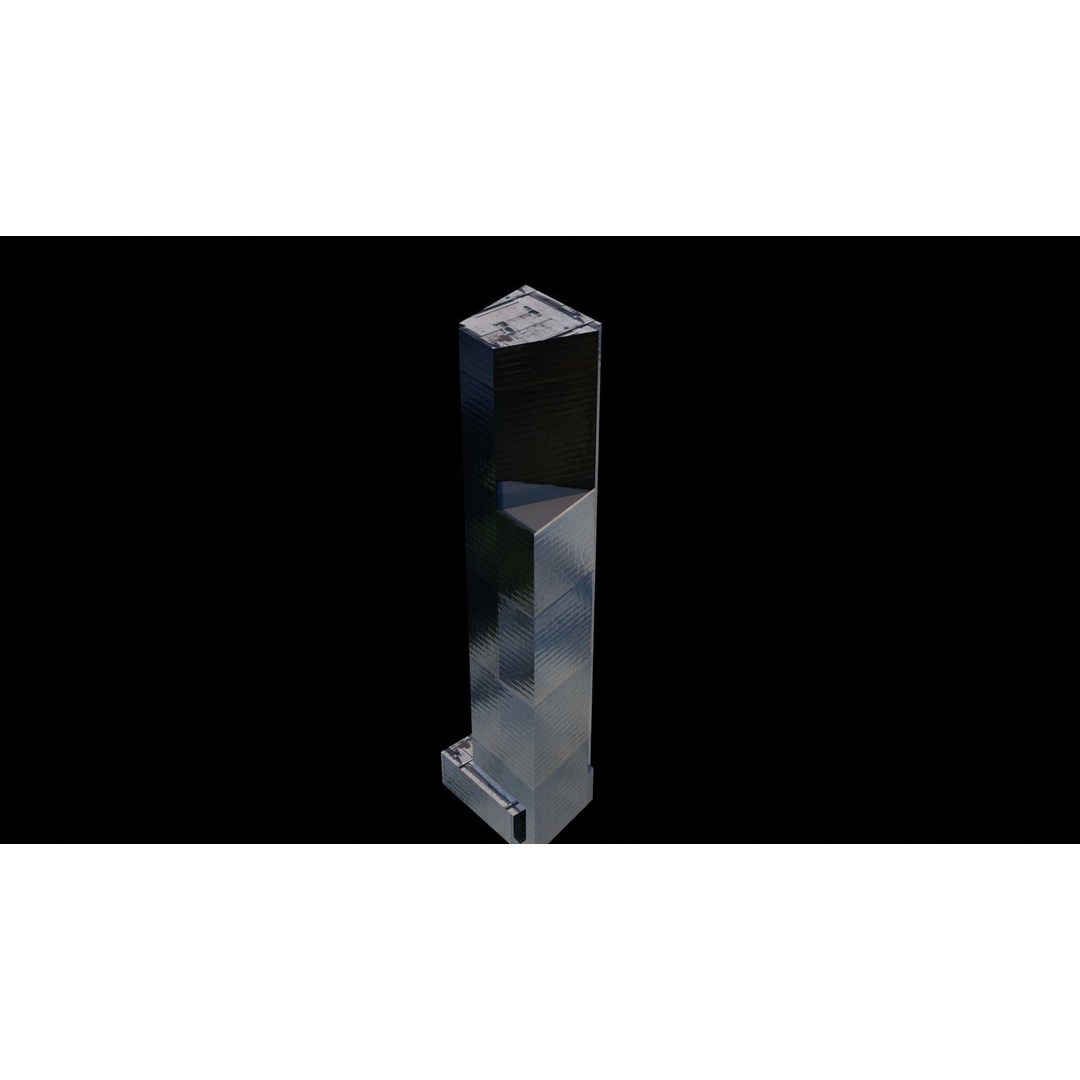 World Trade Center Towers 3D Model – Low Poly Blender Asset - View 20
