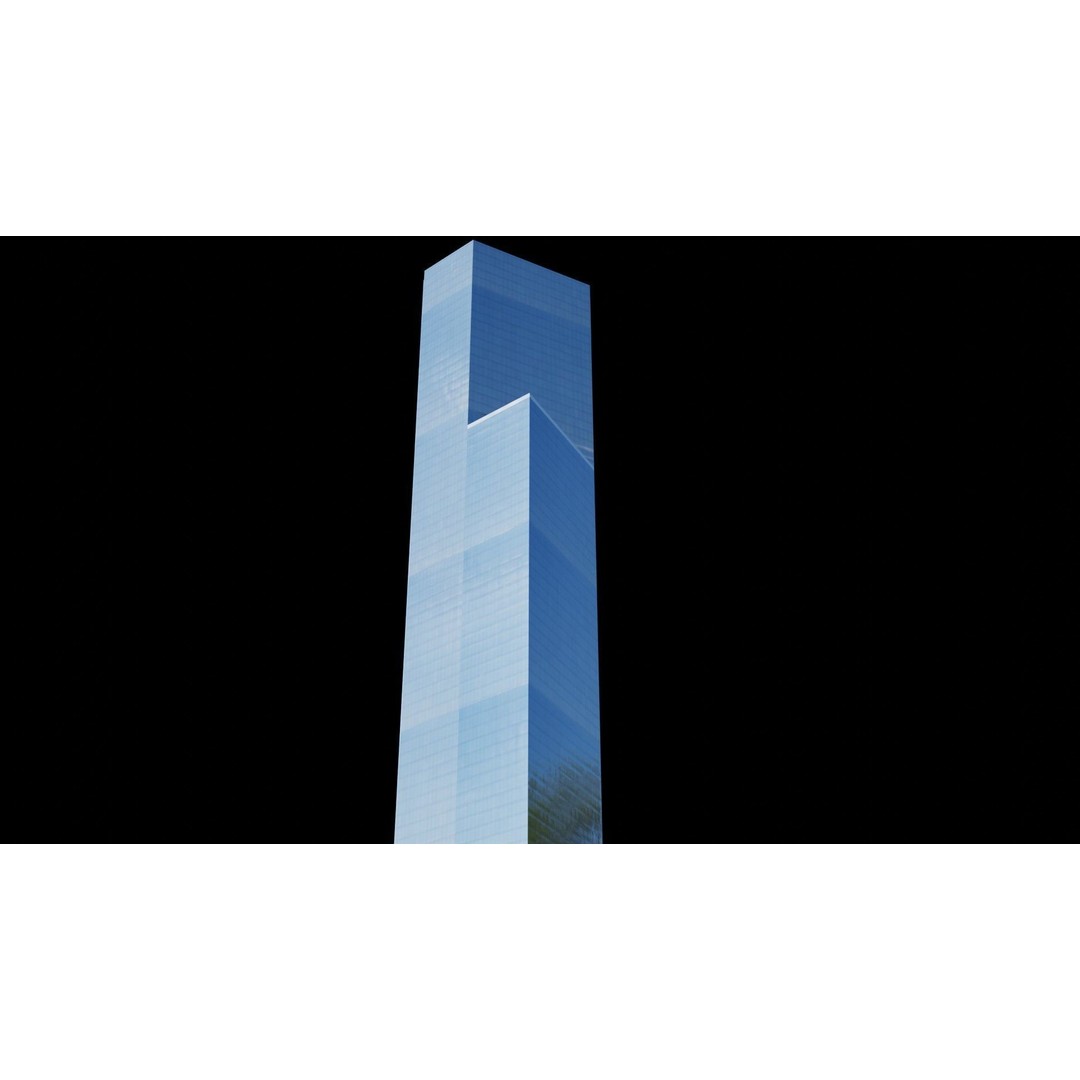 World Trade Center Towers 3D Model – Low Poly Blender Asset - View 21