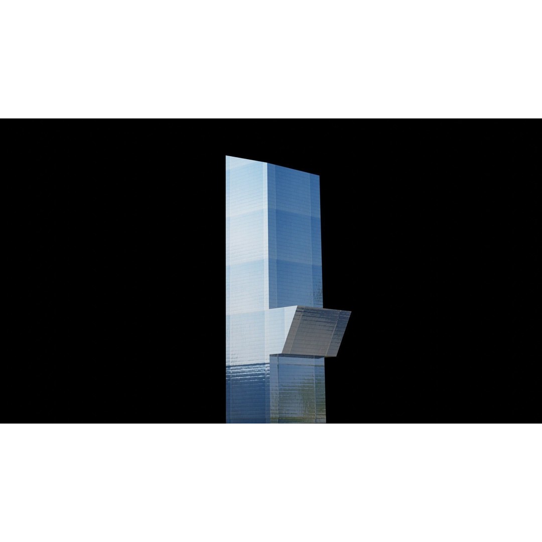 World Trade Center Towers 3D Model – Low Poly Blender Asset - View 22