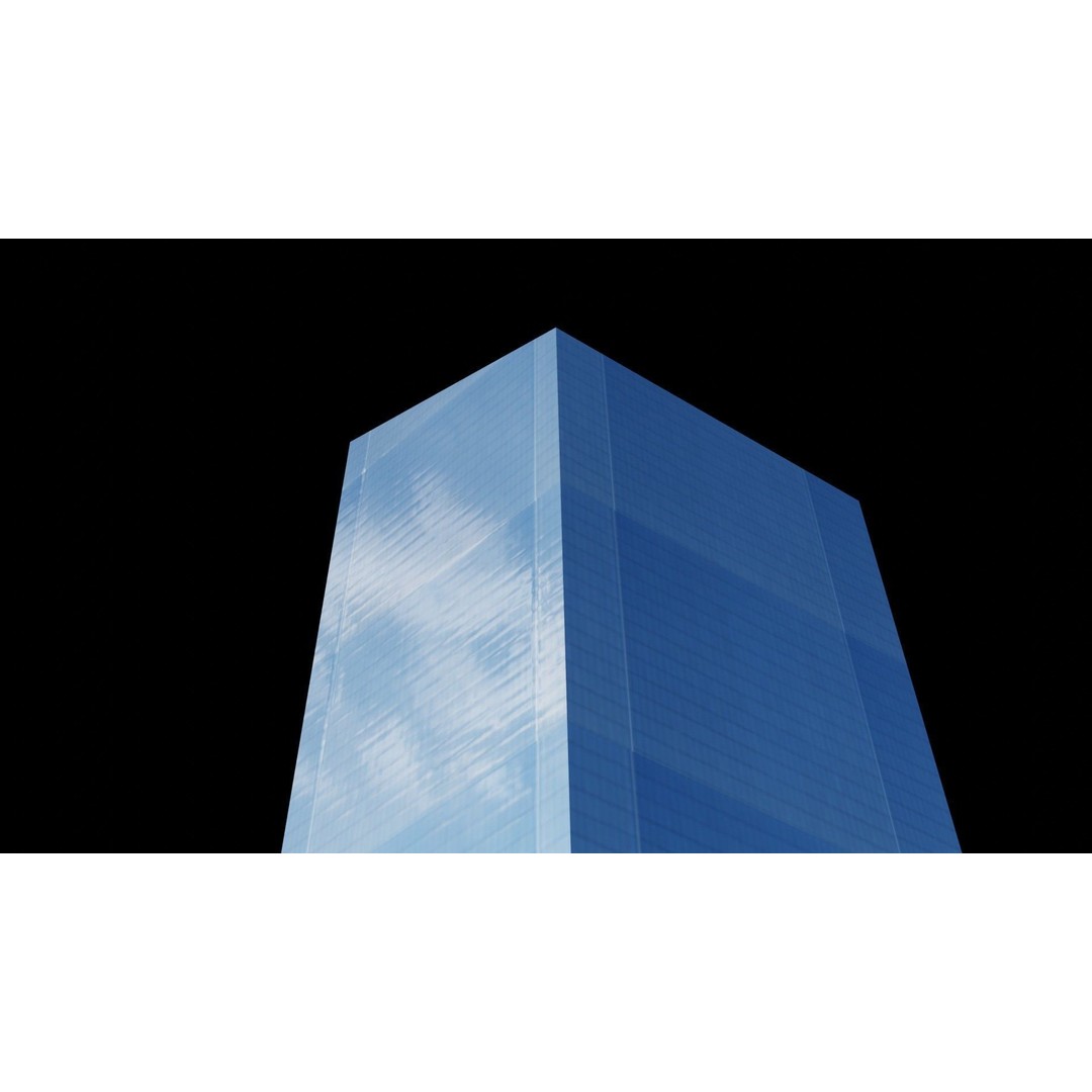 World Trade Center Towers 3D Model – Low Poly Blender Asset - View 24