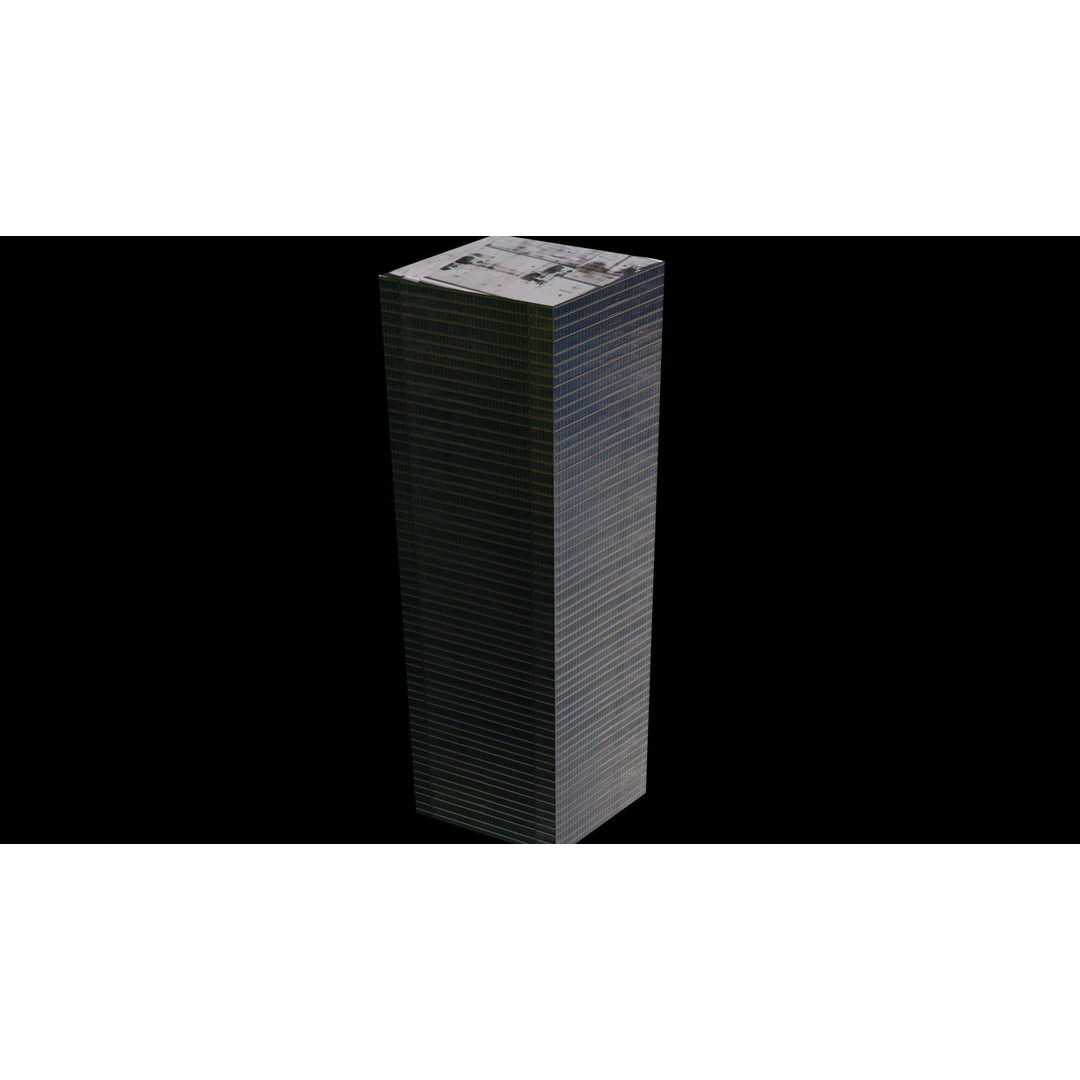 World Trade Center Towers 3D Model – Low Poly Blender Asset - View 27
