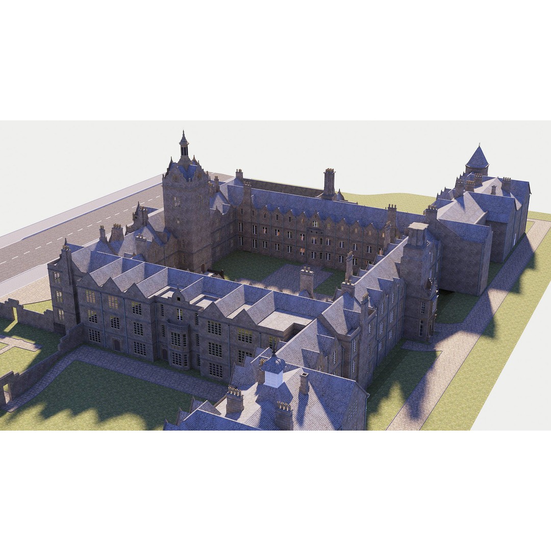 Victorian Manor 3D Model – High-End Photorealistic Asset, Blender - View 10