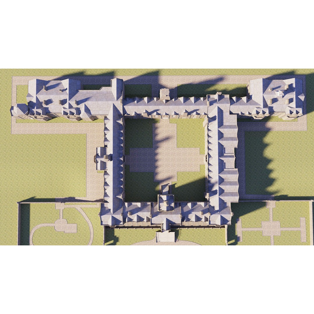 Victorian Manor 3D Model – High-End Photorealistic Asset, Blender - View 14