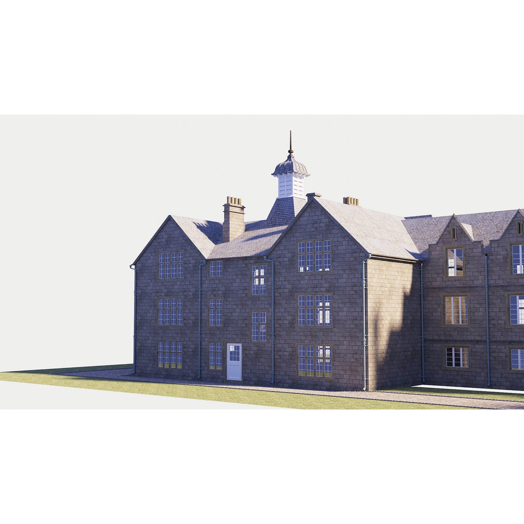 Victorian Manor 3D Model – High-End Photorealistic Asset, Blender - View 15