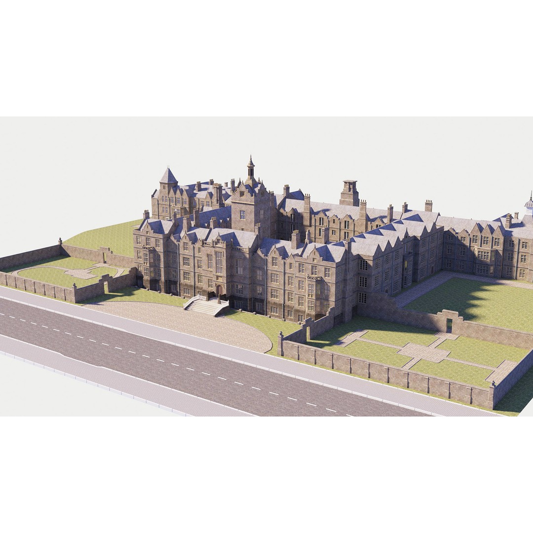 Victorian Manor 3D Model – High-End Photorealistic Asset, Blender - View 16