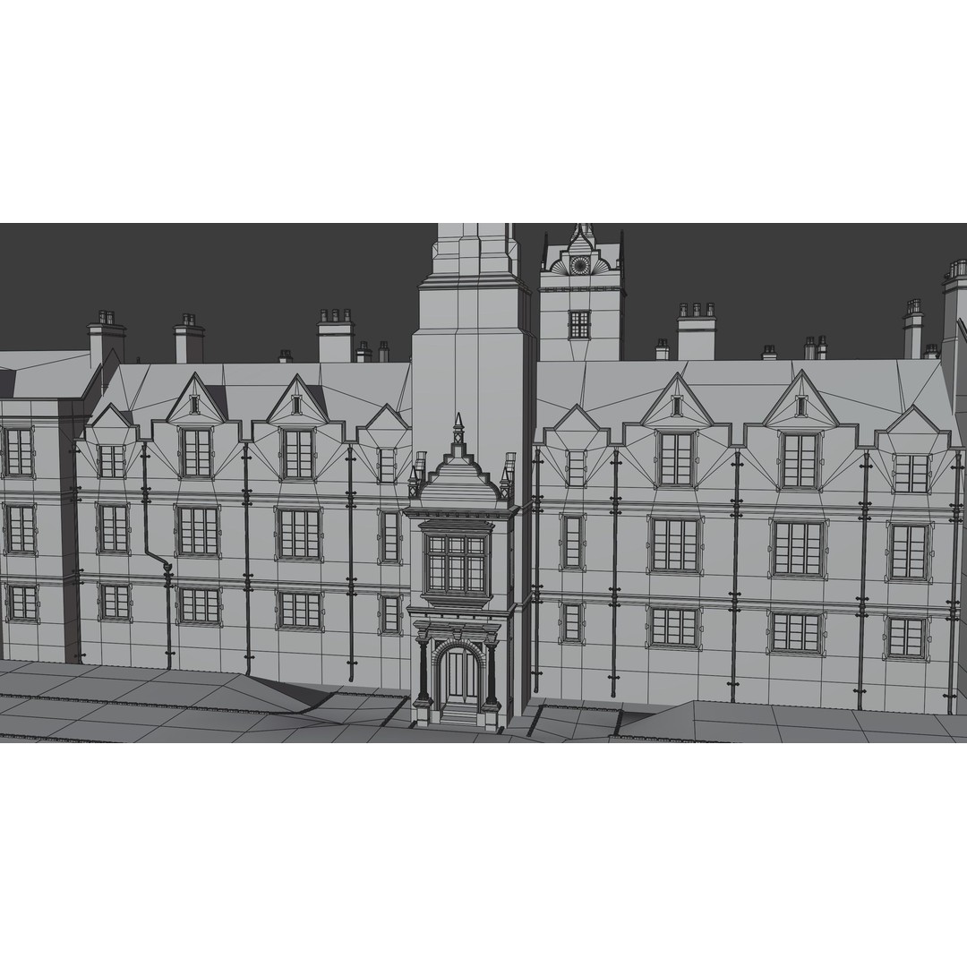 Victorian Manor 3D Model – High-End Photorealistic Asset, Blender - View 19