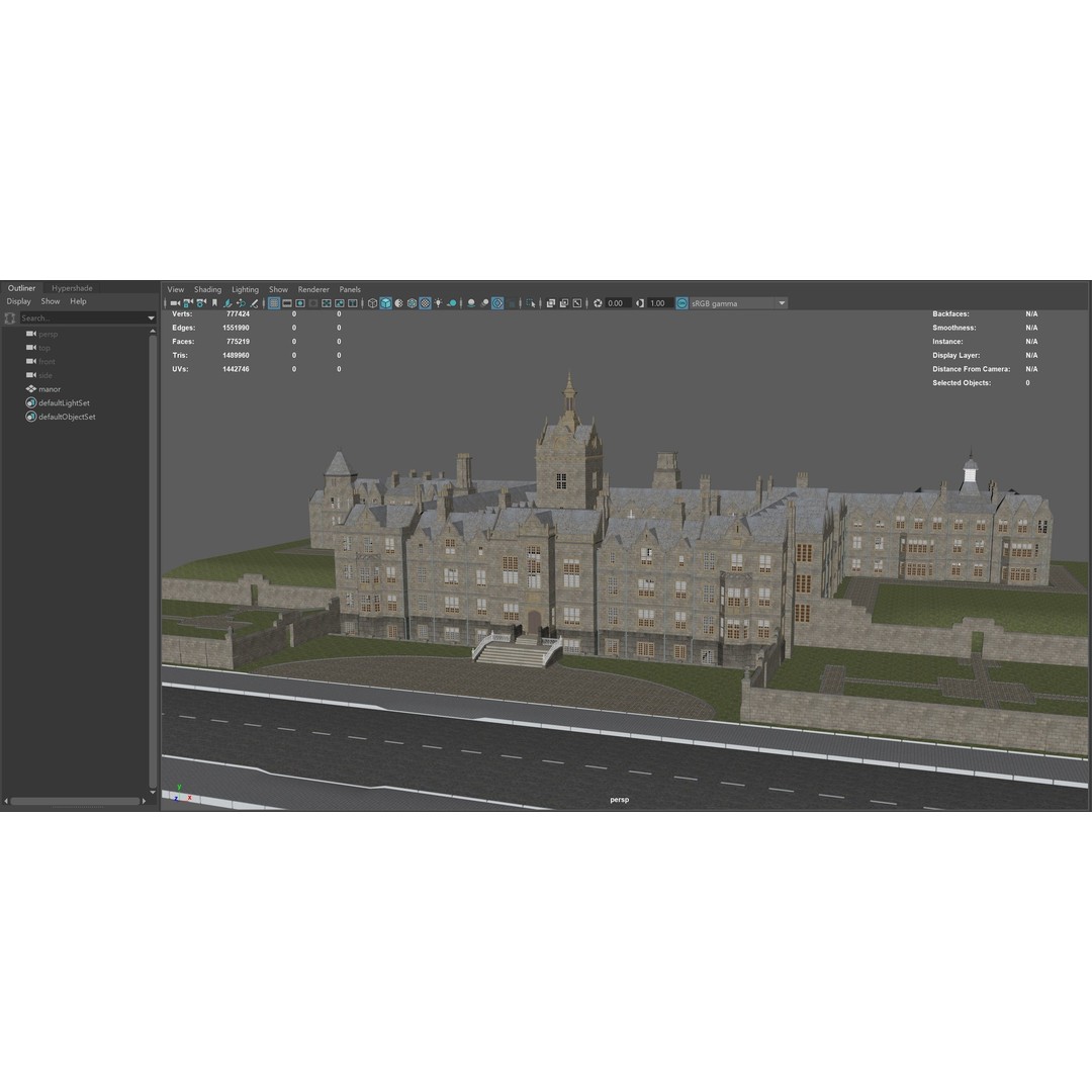Victorian Manor 3D Model – High-End Photorealistic Asset, Blender - View 20