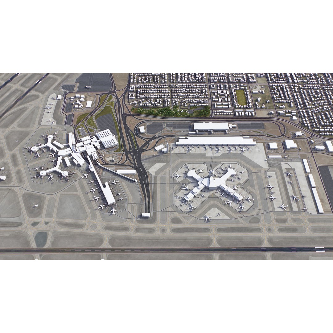 Las Vegas 3D Model – Low Poly Cityscape with Realistic Textures - View 37