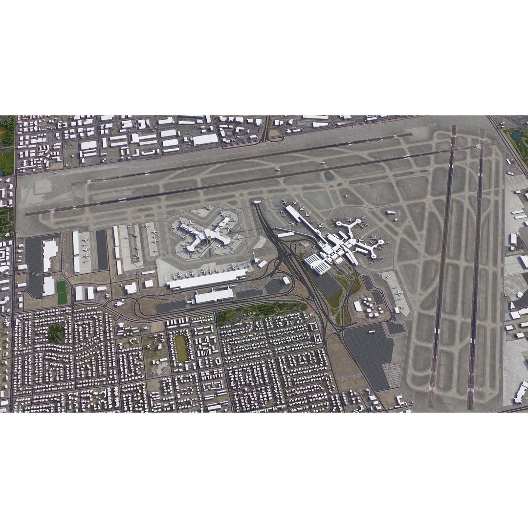 Las Vegas 3D Model – Low Poly Cityscape with Realistic Textures - View 40