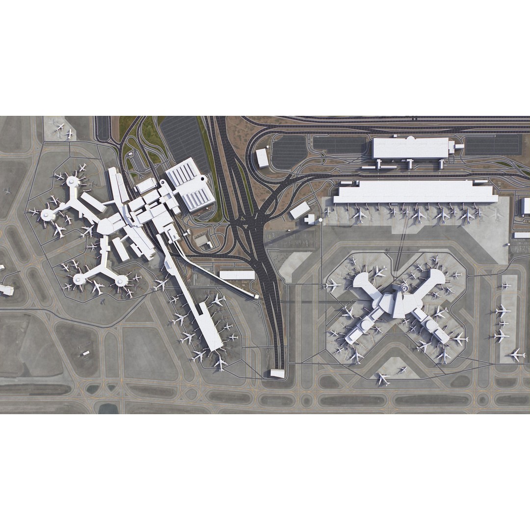 Las Vegas 3D Model – Low Poly Cityscape with Realistic Textures - View 42