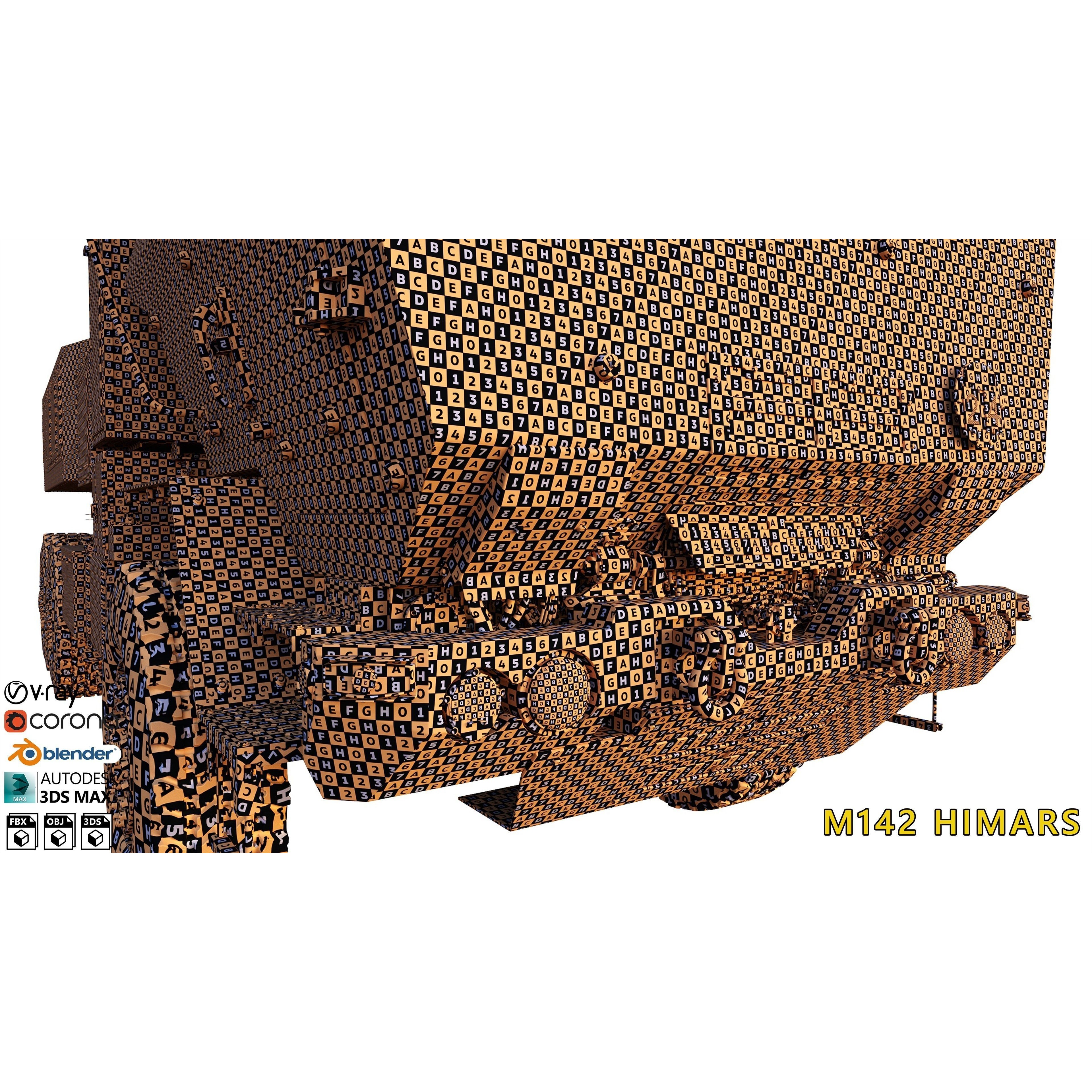M142 HIMARS - High-Detail 3D Model - View 11