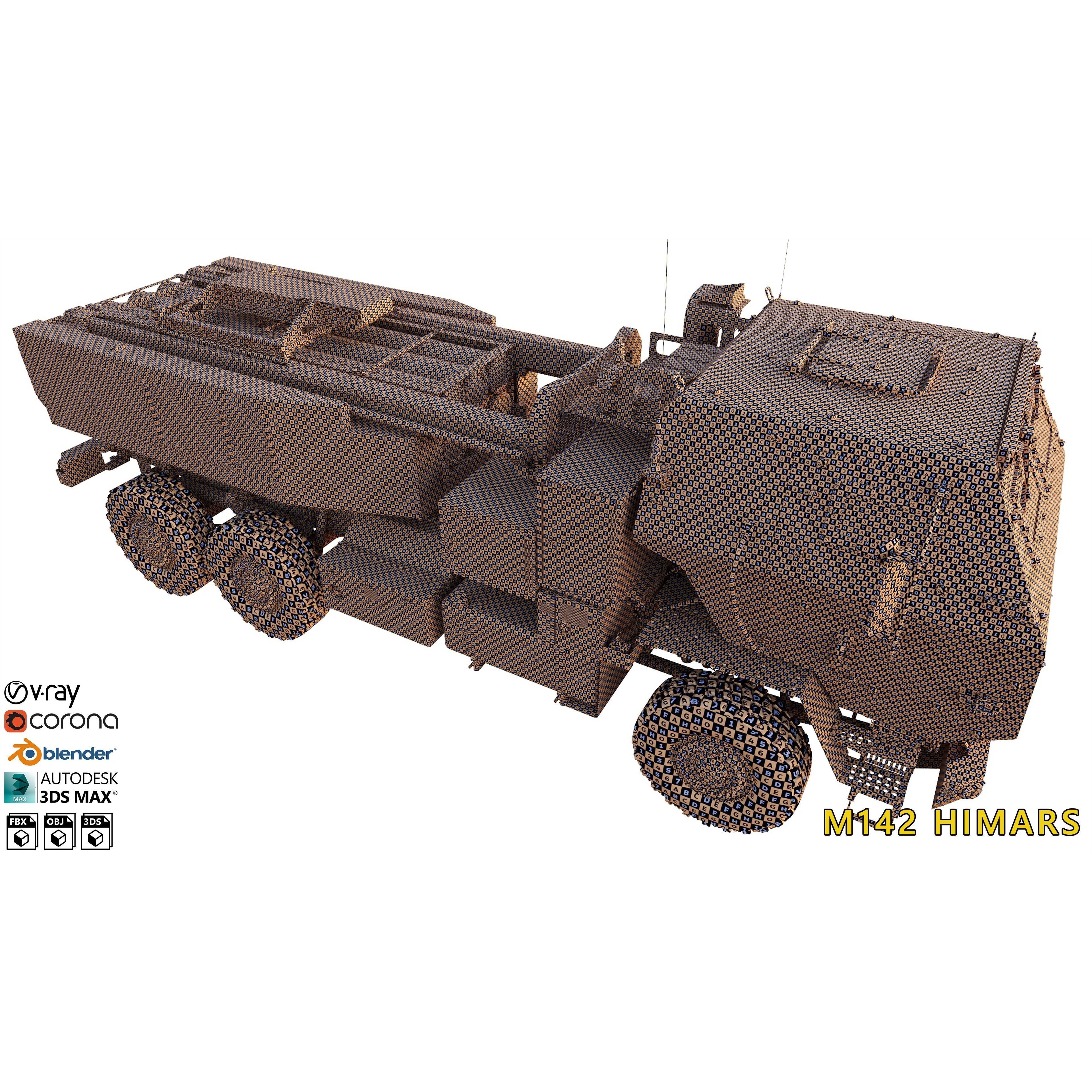 M142 HIMARS - High-Detail 3D Model - View 14