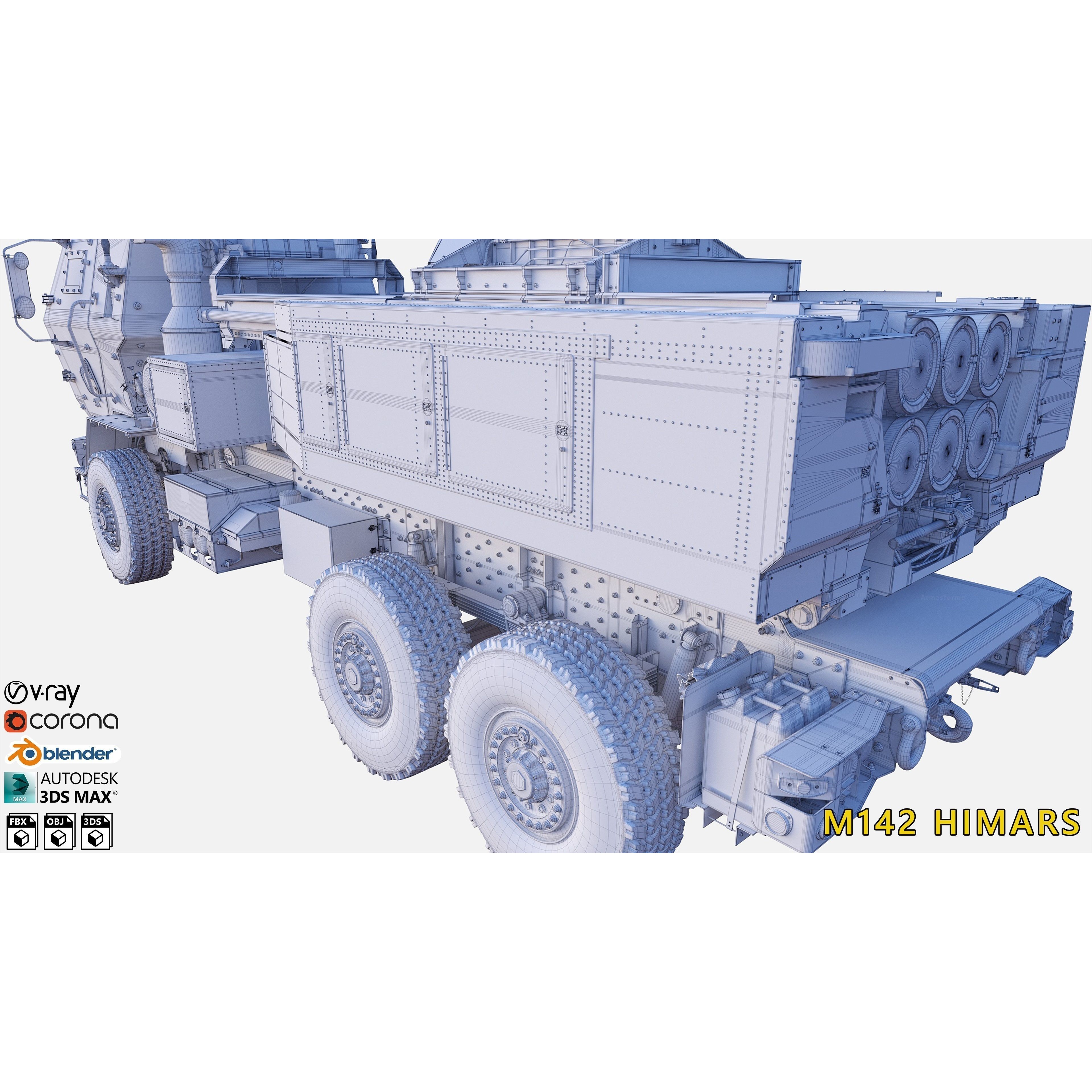 M142 HIMARS - High-Detail 3D Model - View 16