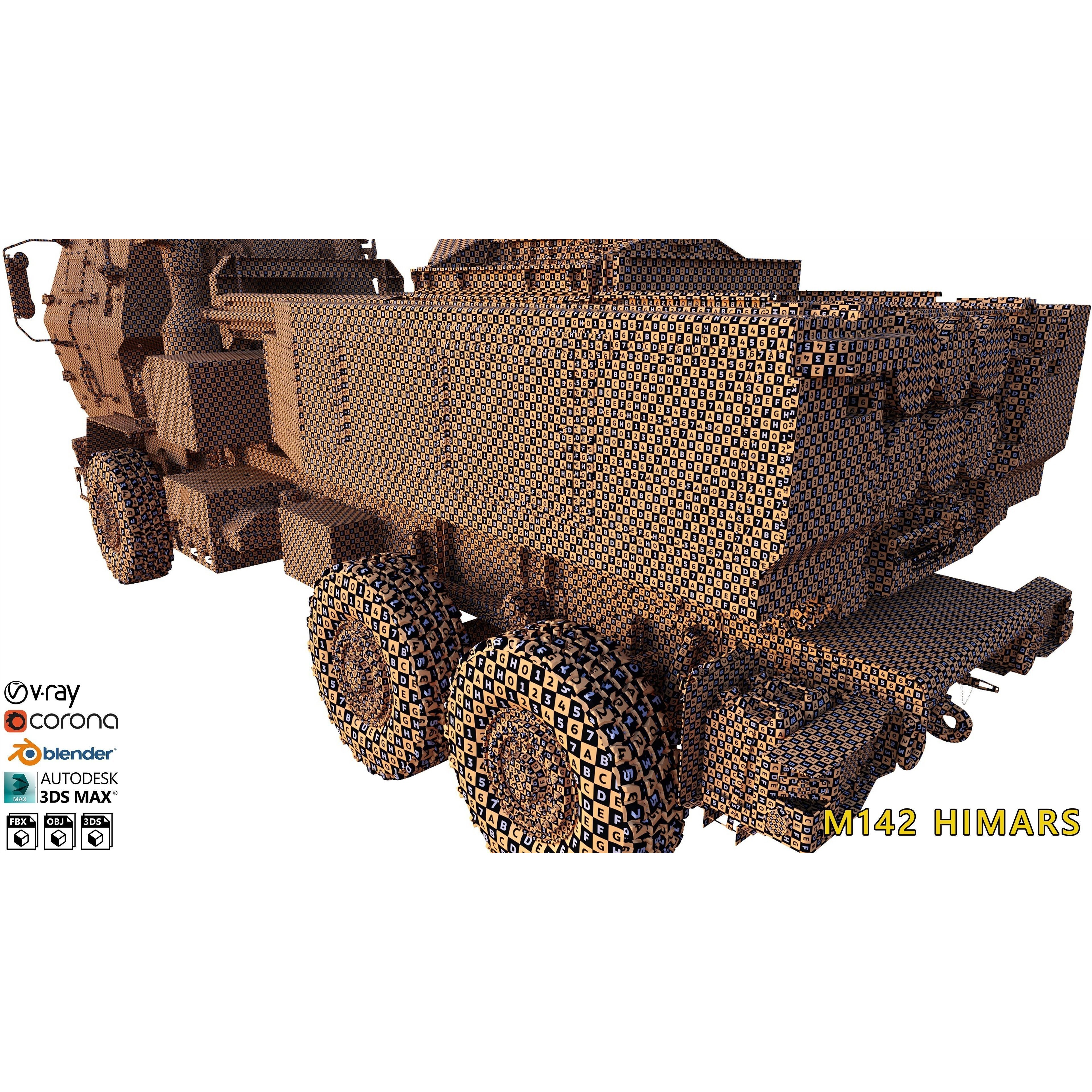 M142 HIMARS - High-Detail 3D Model - View 17