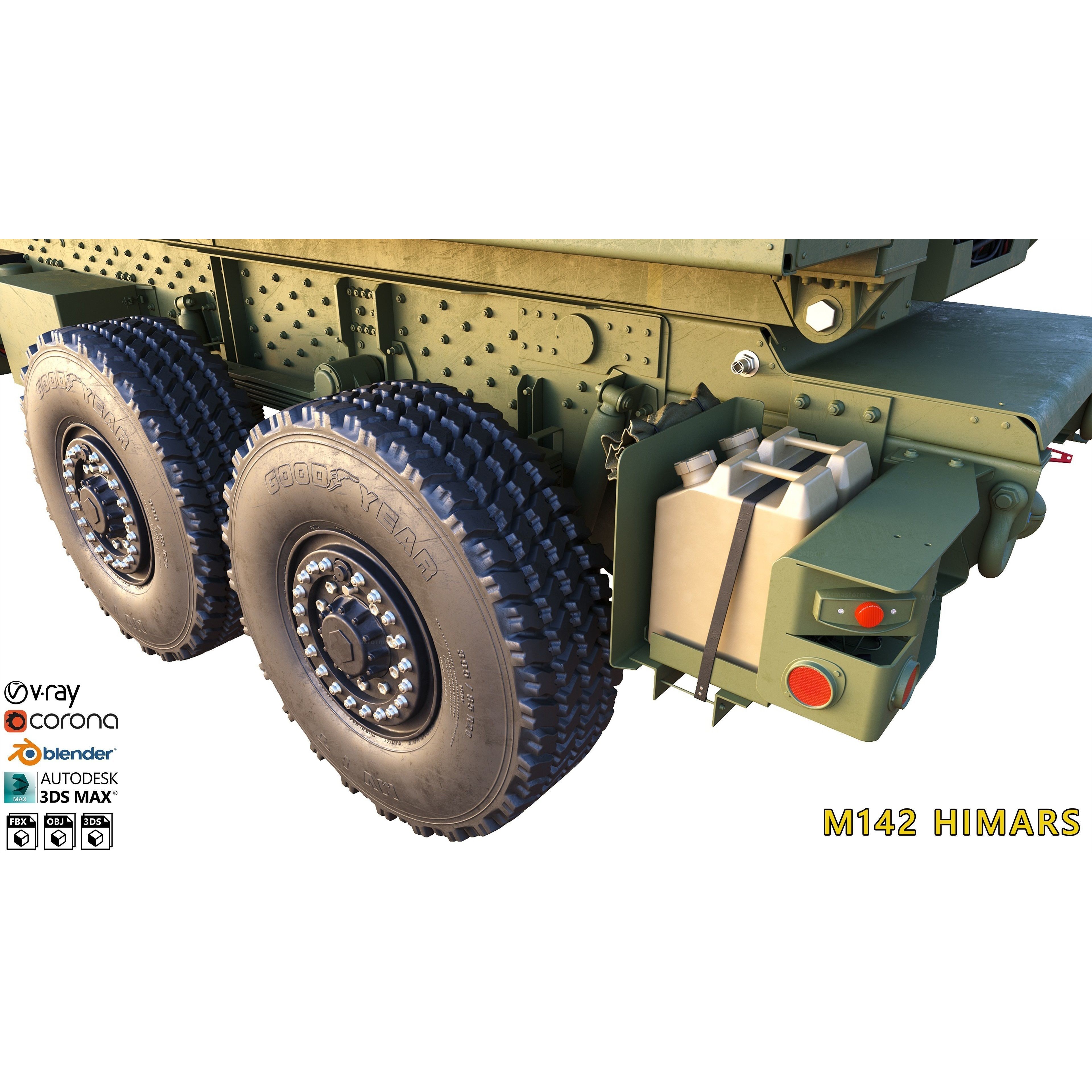 M142 HIMARS - High-Detail 3D Model - View 21