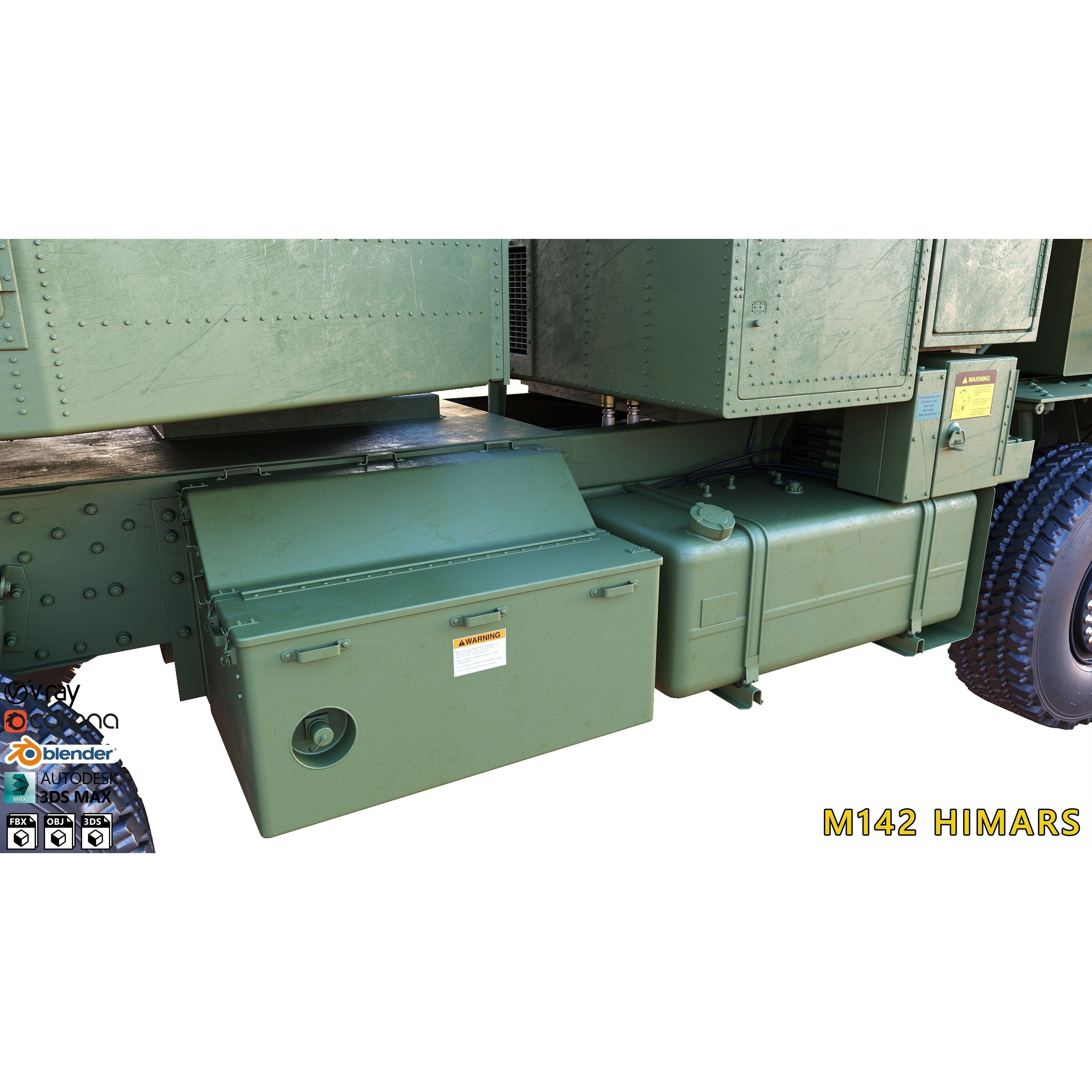 M142 HIMARS - High-Detail 3D Model - View 23