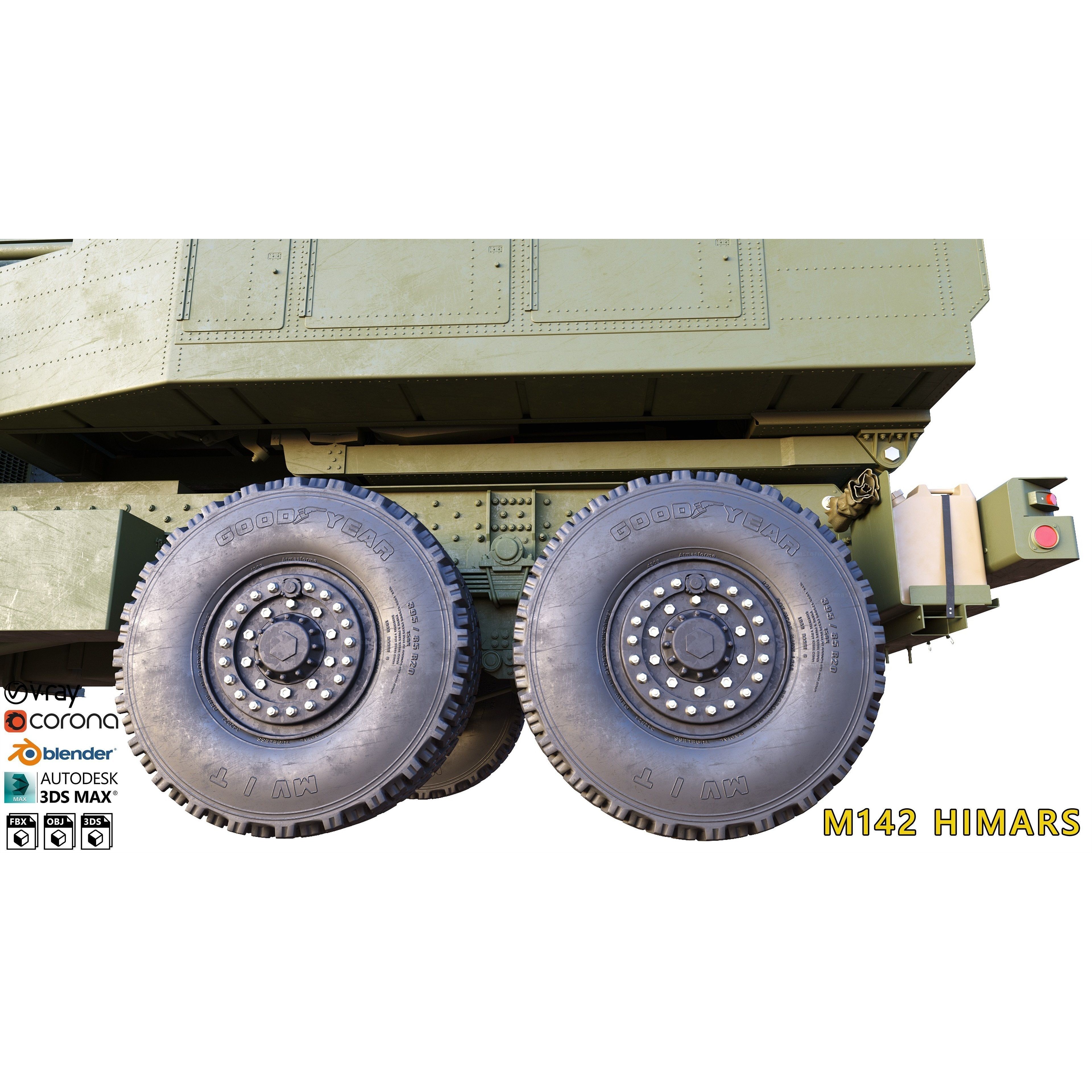 M142 HIMARS - High-Detail 3D Model - View 24