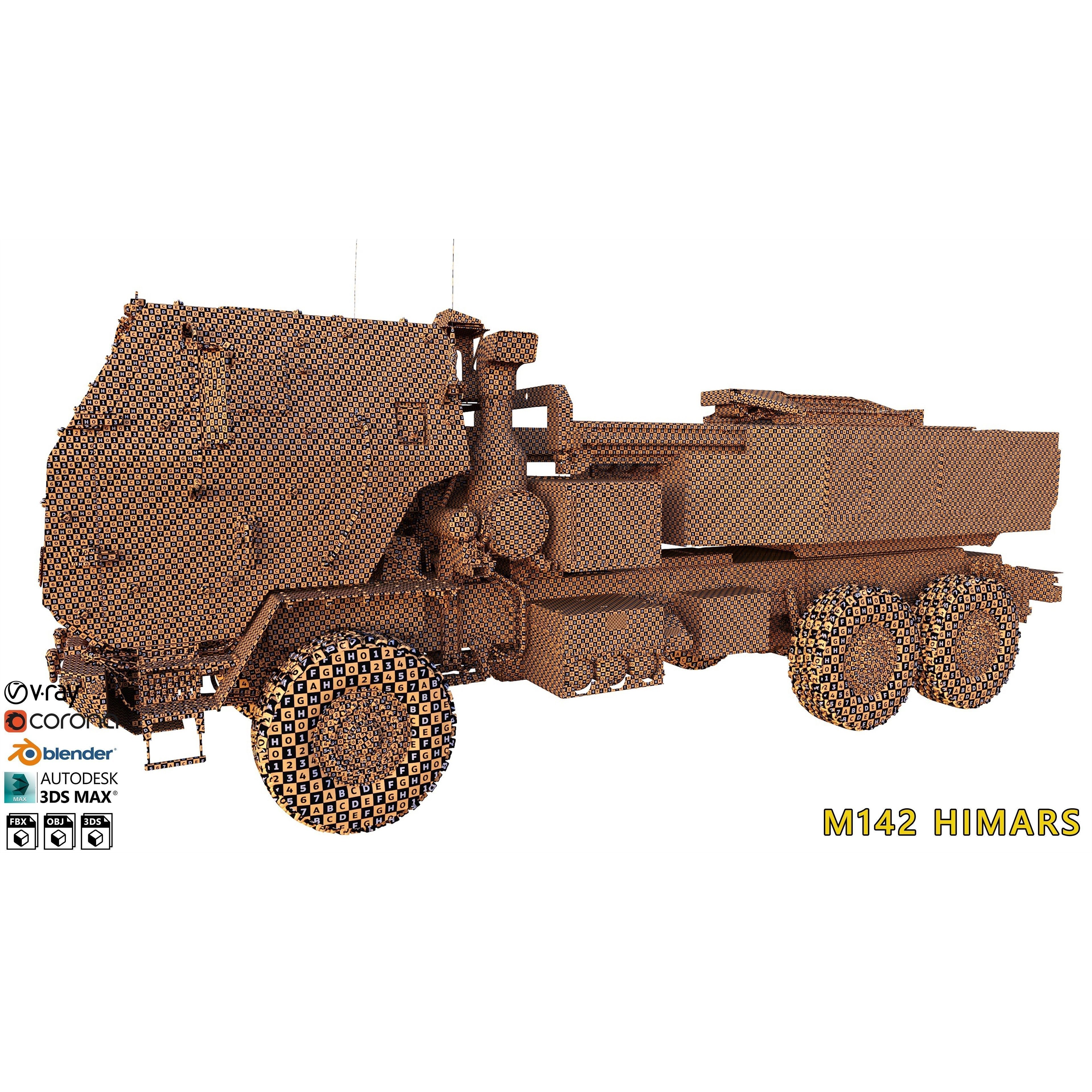 M142 HIMARS - High-Detail 3D Model - View 5