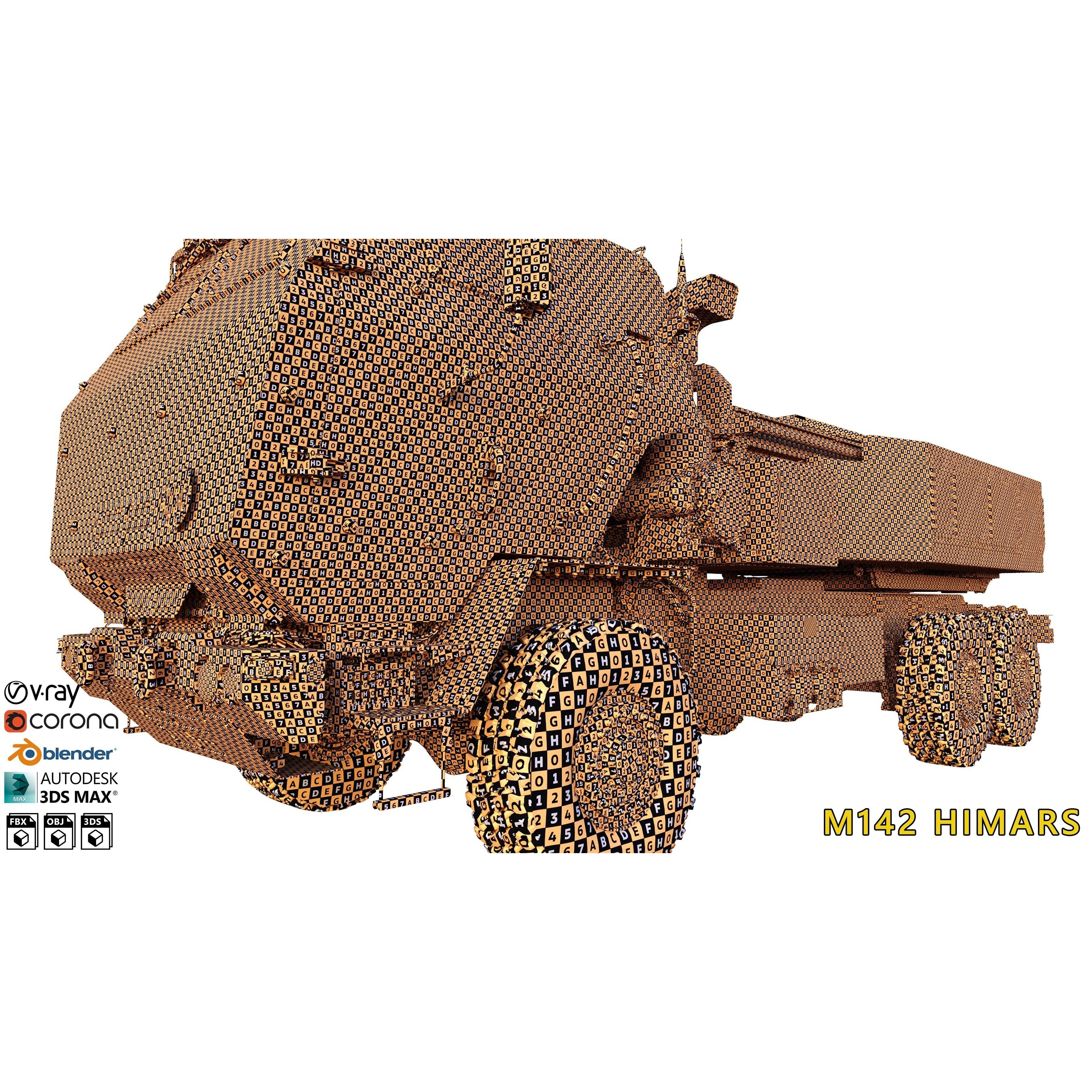 M142 HIMARS - High-Detail 3D Model - View 8