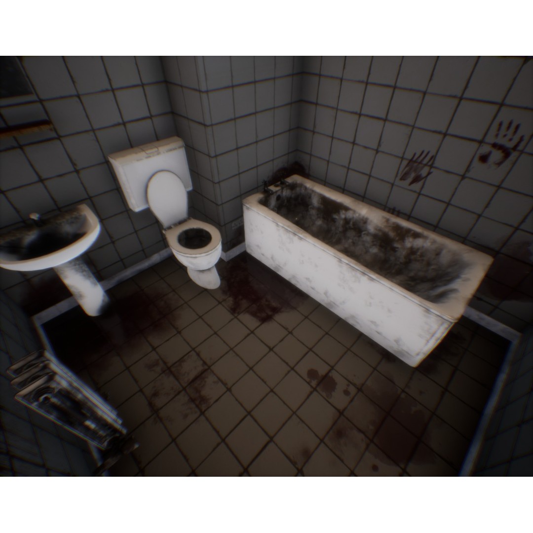Haunted House 3D Model – Low Poly Game Ready Asset, FBX & Blender - View 15