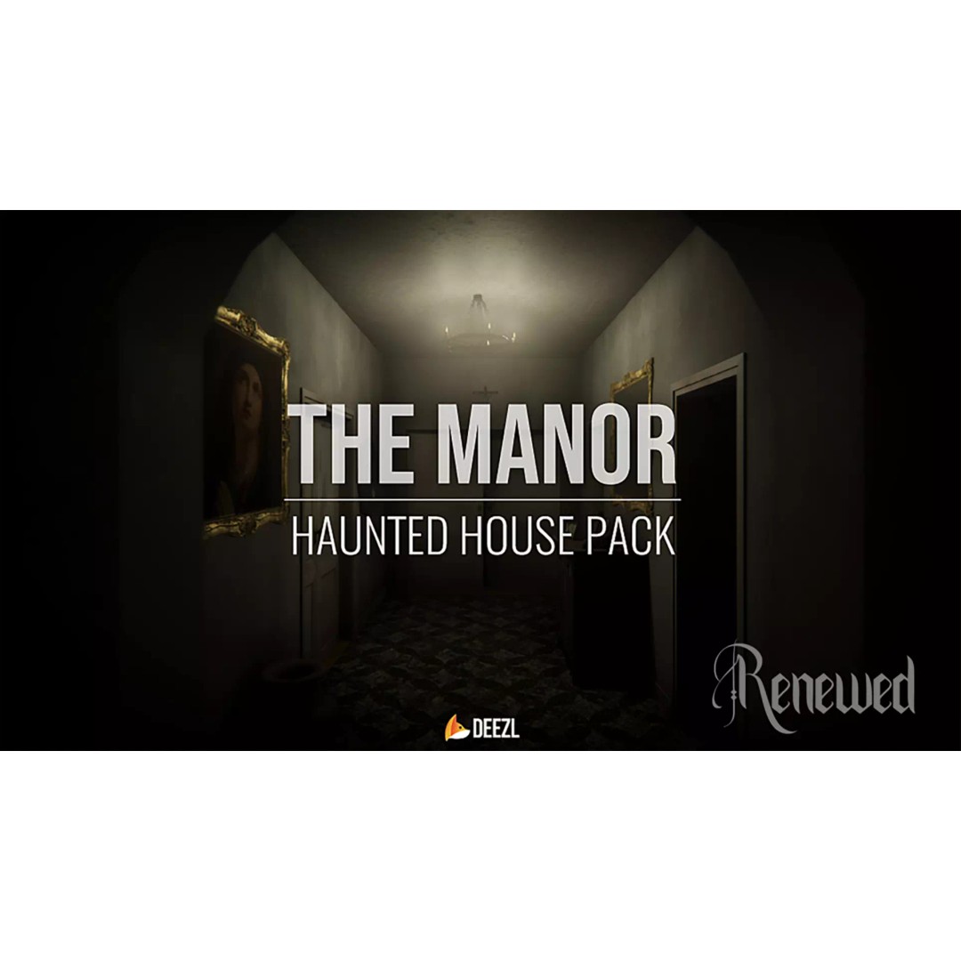 Haunted House 3D Model – Low Poly Game Ready Asset, FBX & Blender - View 2