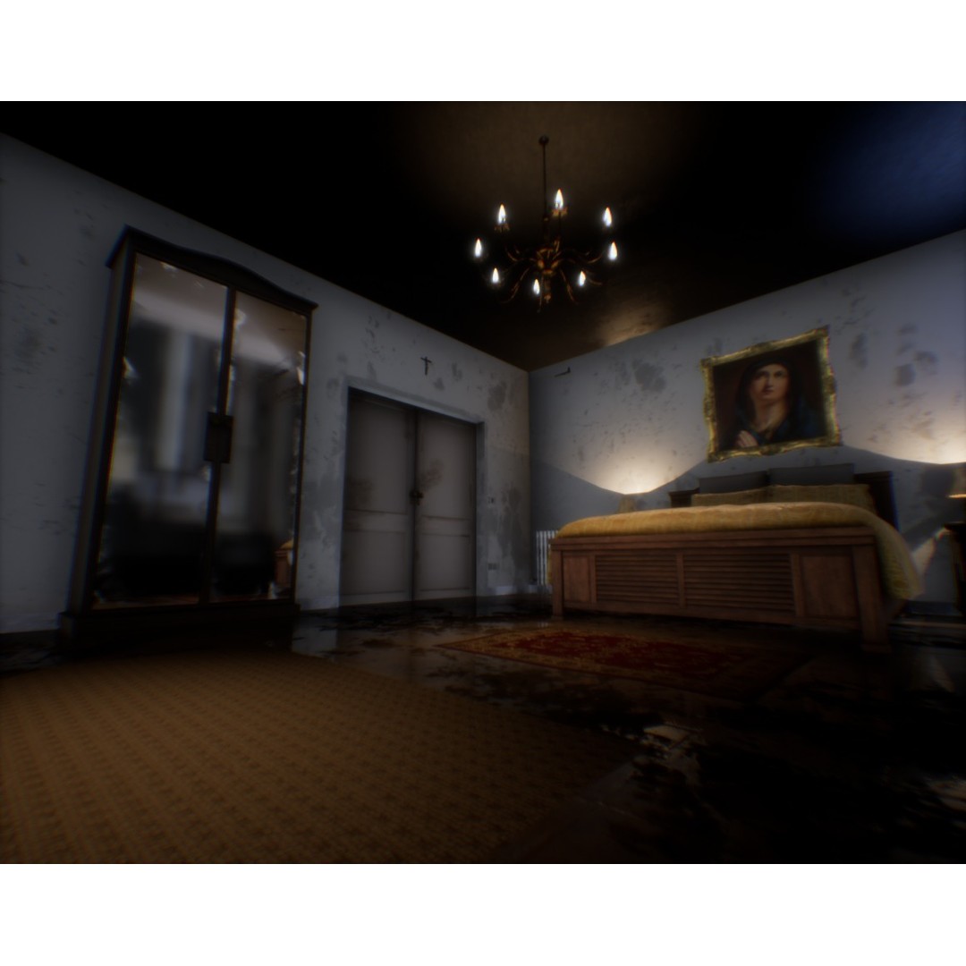 Haunted House 3D Model – Low Poly Game Ready Asset, FBX & Blender - View 29