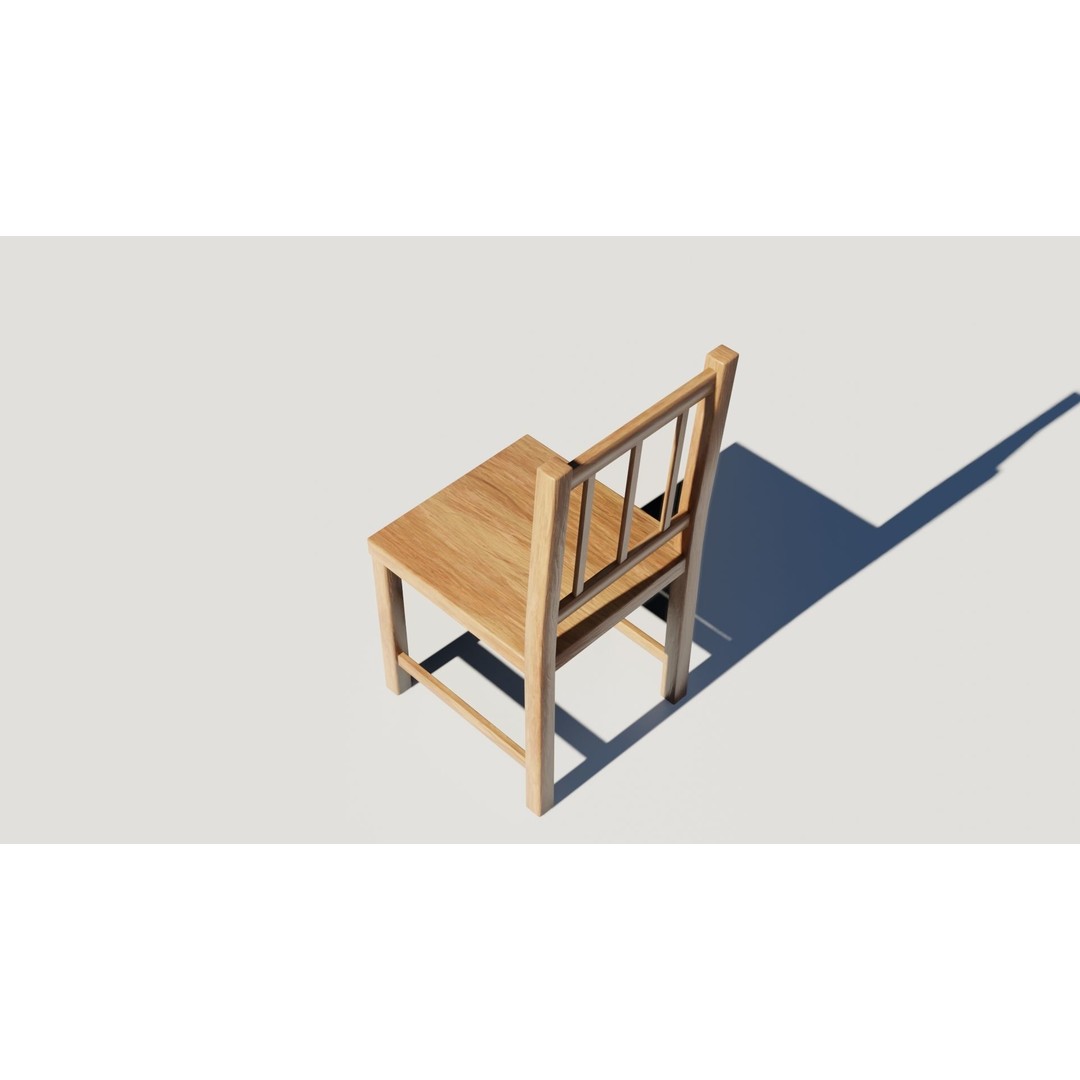 Classic House 3D Model – Low Poly Urban Design with Furniture