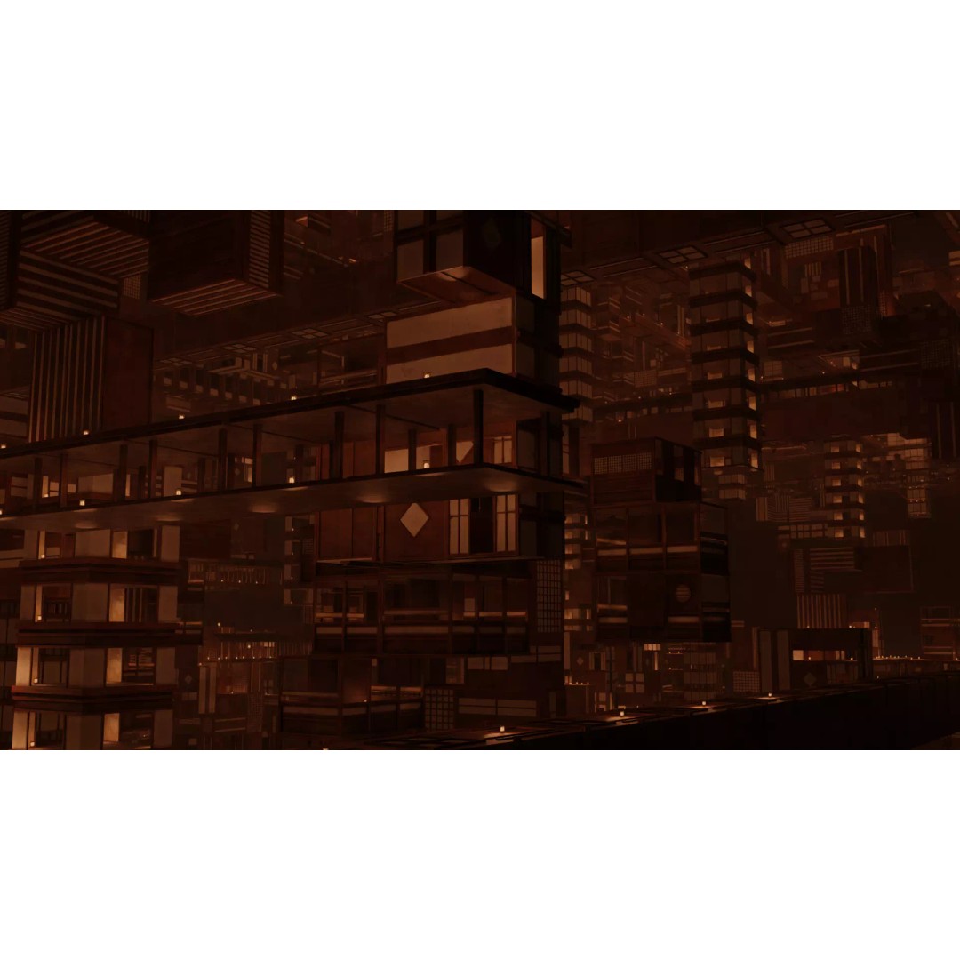 Infinity Castle 3D Model – Anime Concept with 19 Unique Buildings - View 10