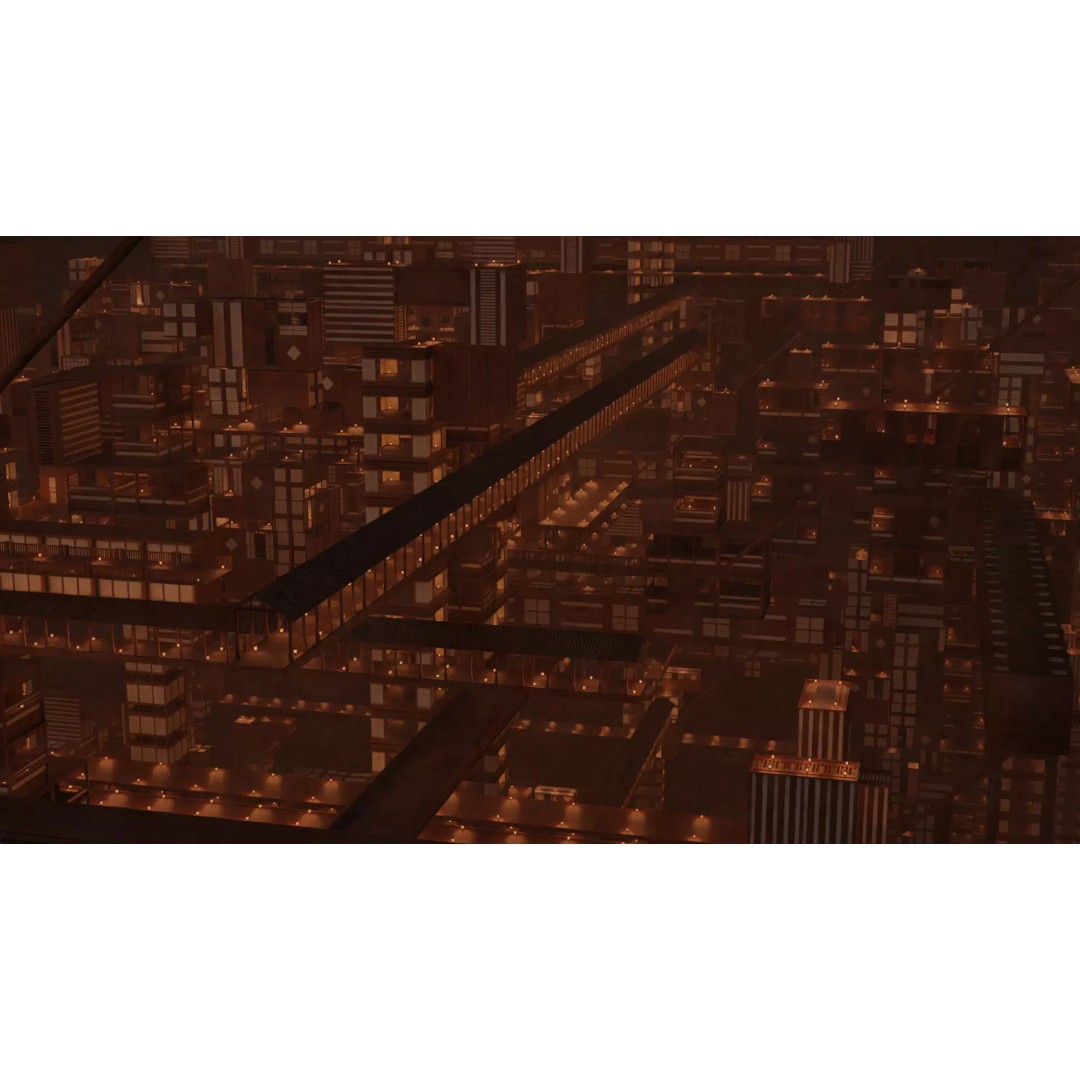 Infinity Castle 3D Model – Anime Concept with 19 Unique Buildings - View 7