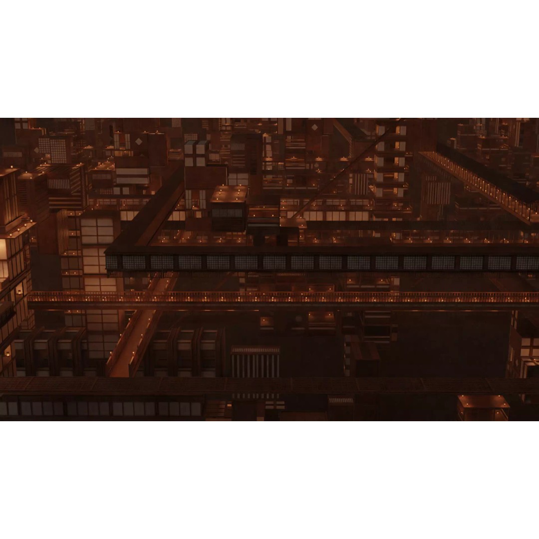 Infinity Castle 3D Model – Anime Concept with 19 Unique Buildings - View 9