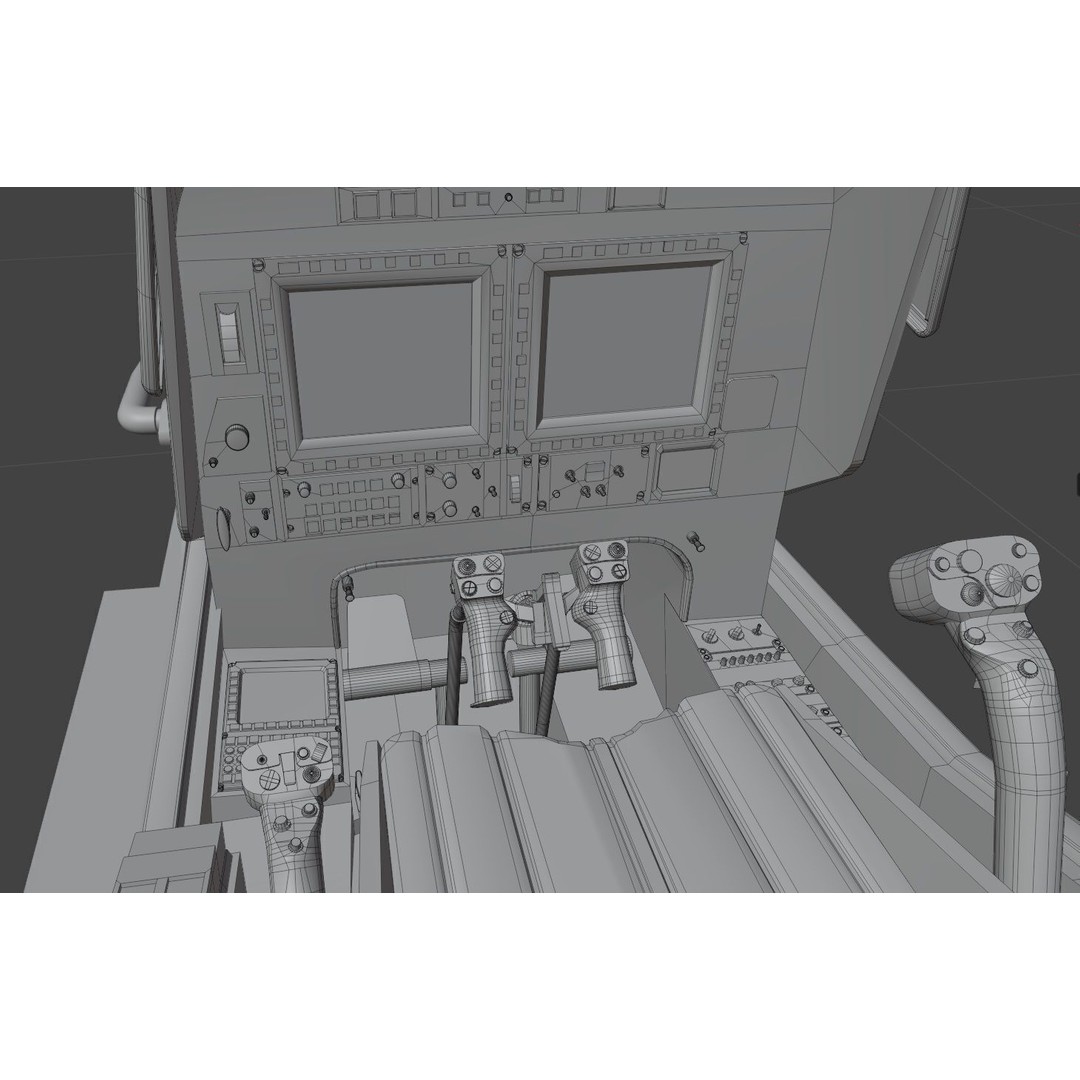 Atak T129 Helicopter 3D Model – Rigged Low-Poly Asset, FBX - View 20