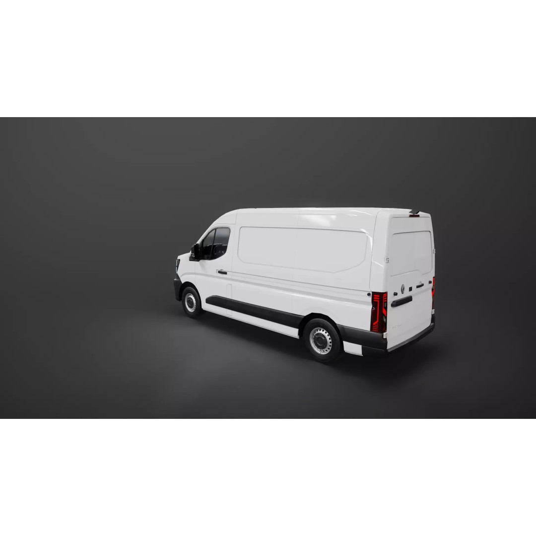 Renault Master 2025 3D Model – Low Poly Game Asset, PBR Textures - View 33