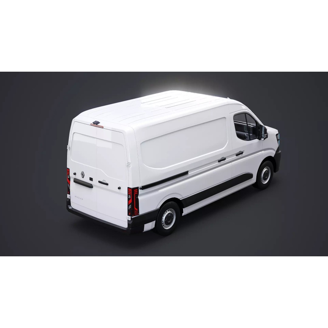 Renault Master 2025 3D Model – Low Poly Game Asset, PBR Textures - View 6