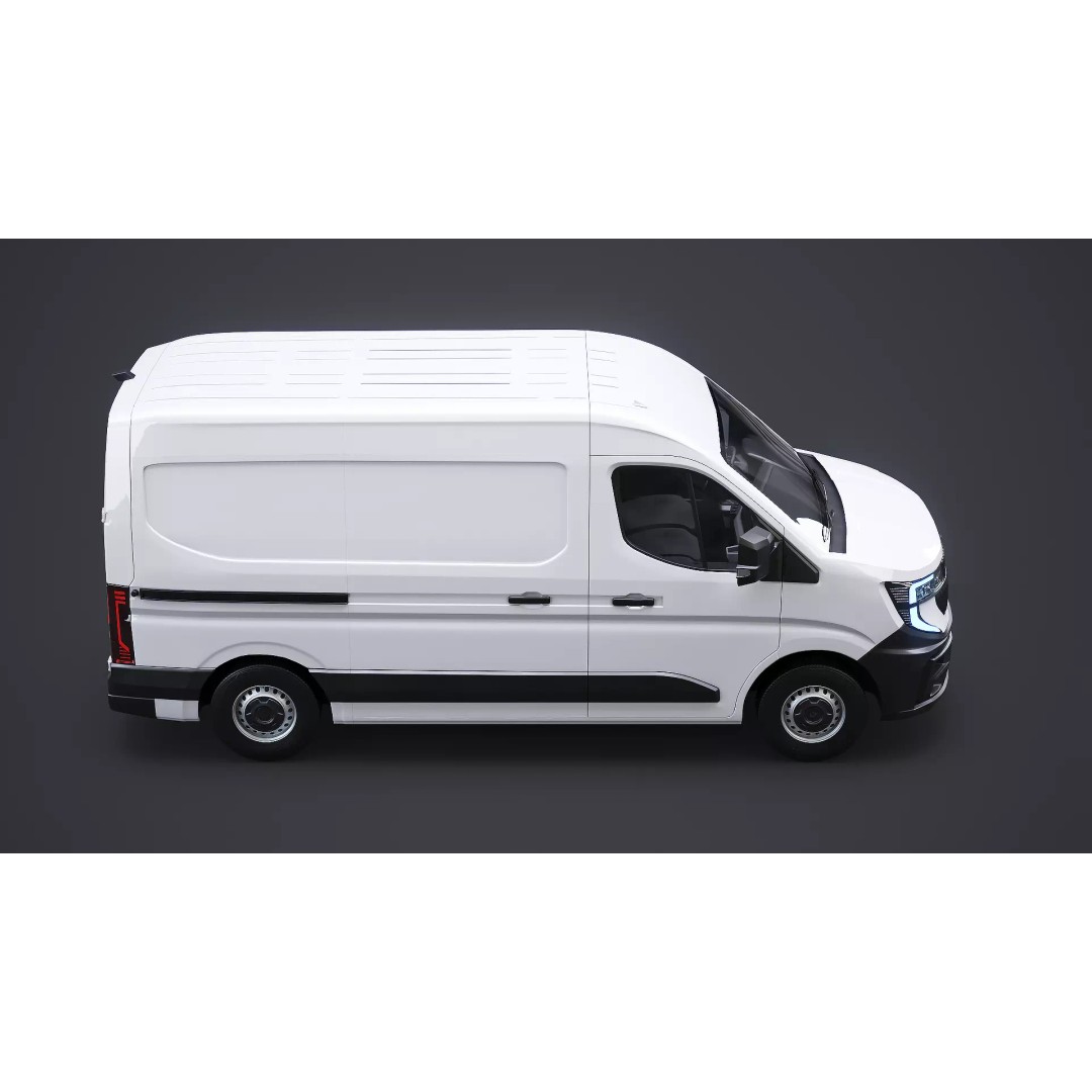 Renault Master 2025 3D Model – Low Poly Game Asset, PBR Textures - View 7