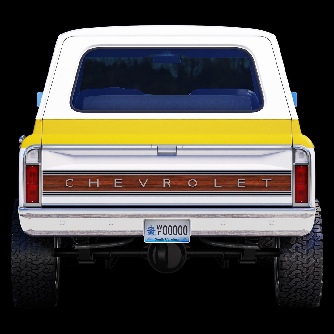 Chevrolet K5 Blazer 1969 3D Model – High Poly Game Asset, FBX - View 17